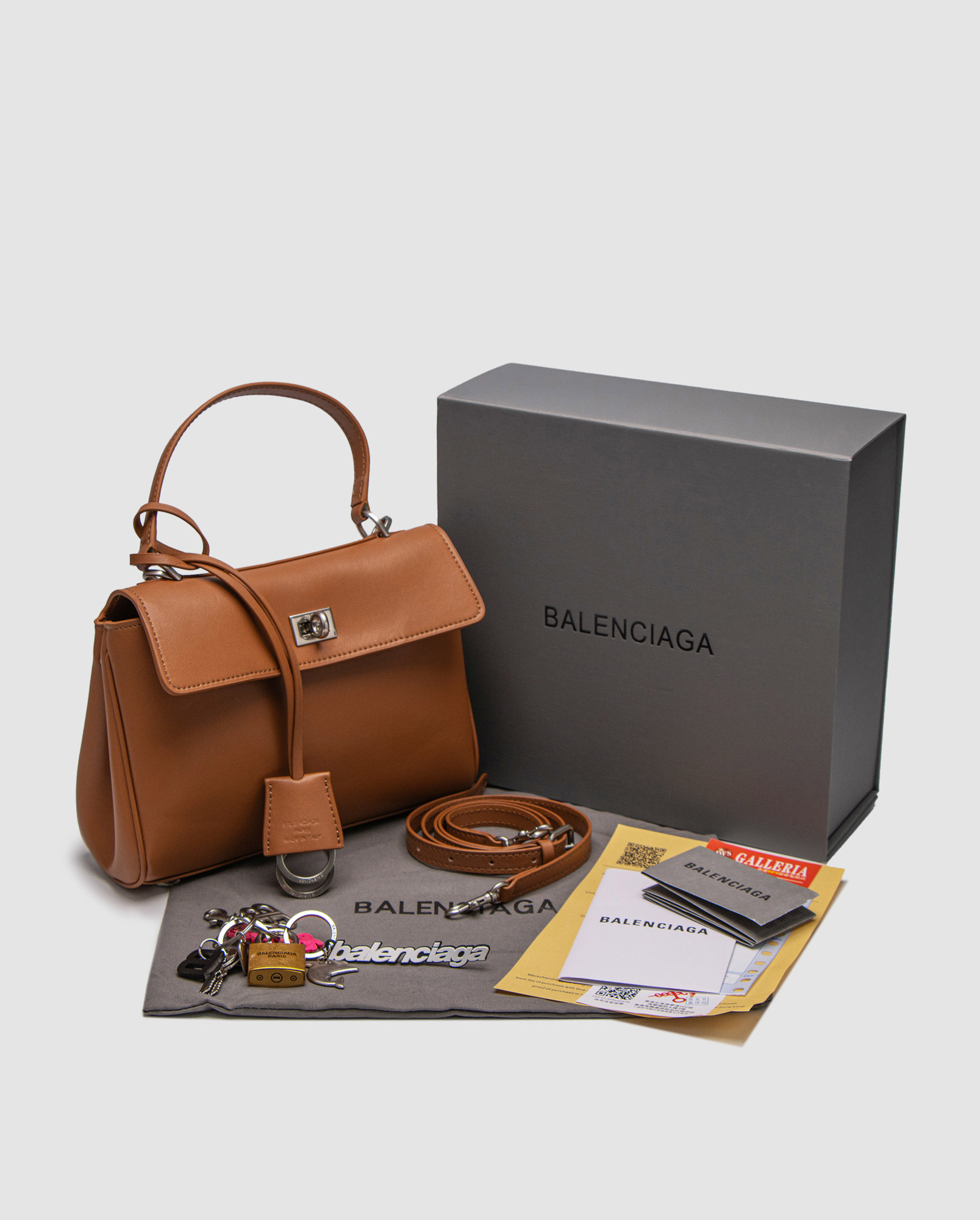 Balenciaga Rodeo Mini Brown/Silver - 7