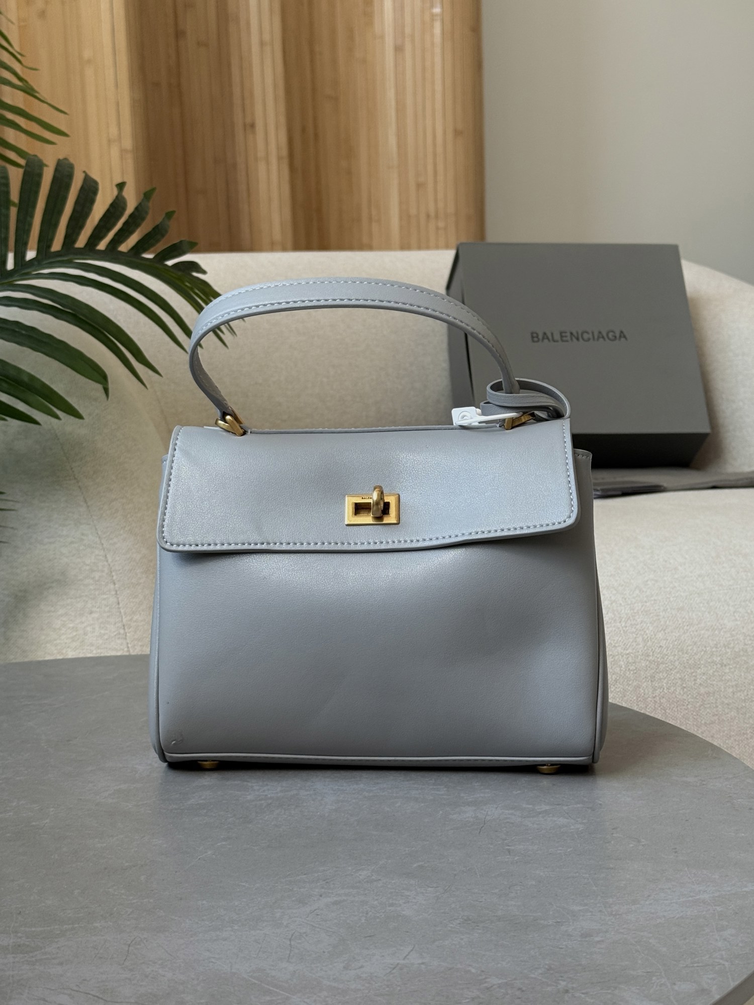 Balenciaga Rodeo Mini Grey/Gold - 11