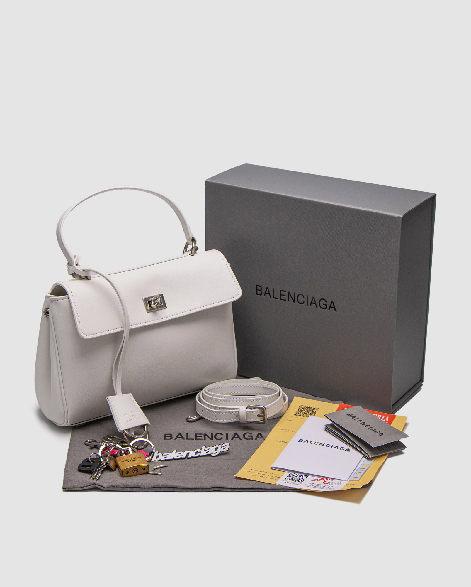 Balenciaga Rodeo Mini White/Silver - 8