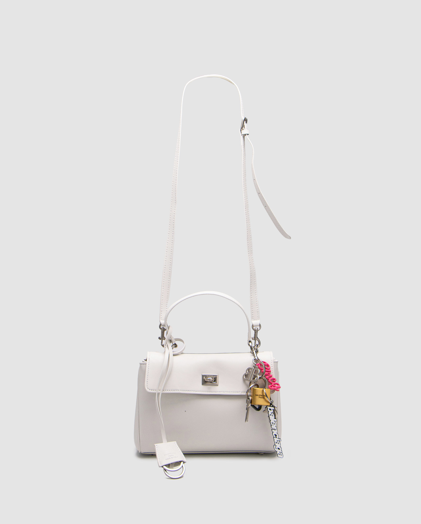Balenciaga Rodeo Mini White/Silver - 5