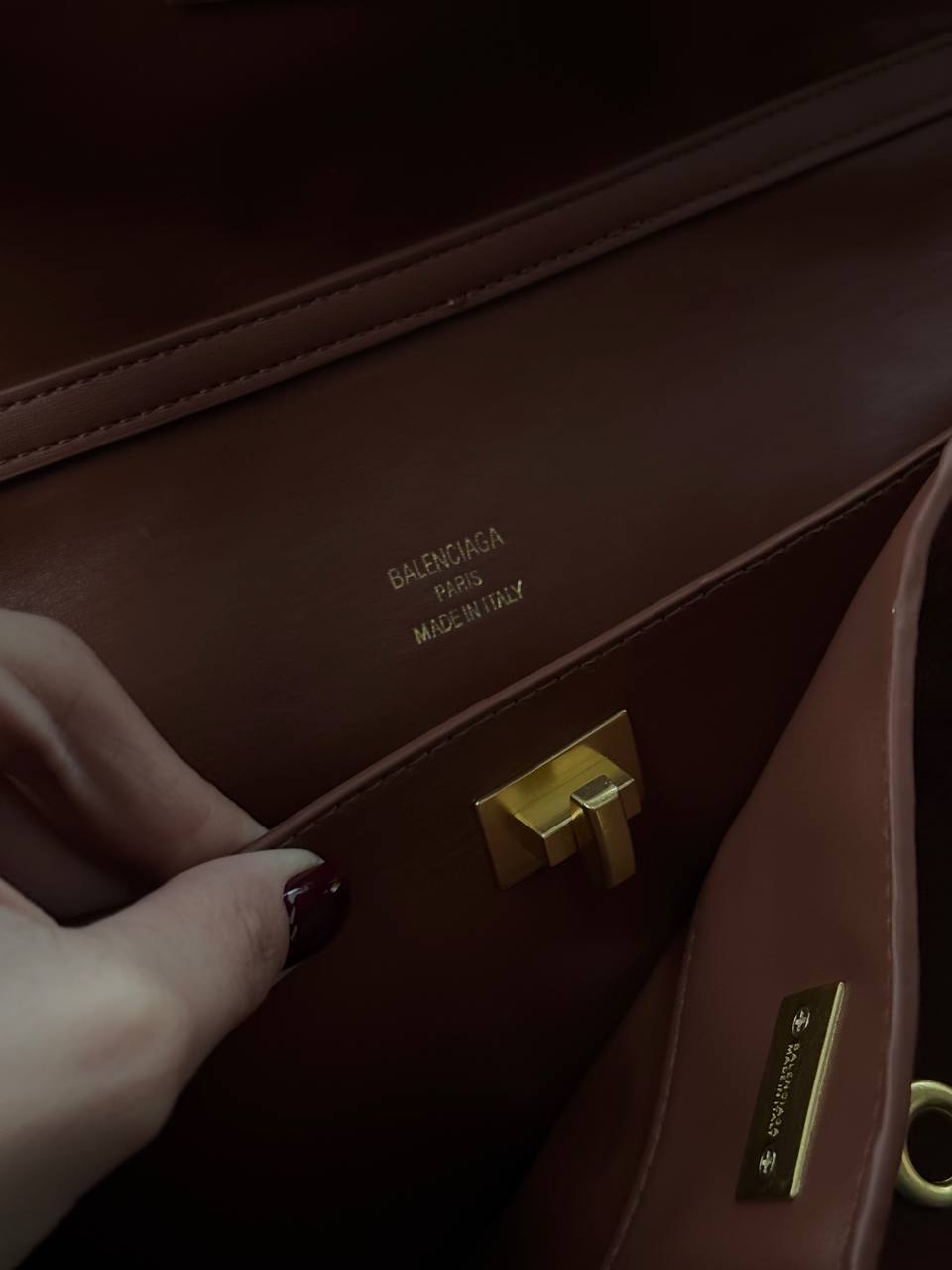 Balenciaga Rodeo Suede Brown/Gold - 5