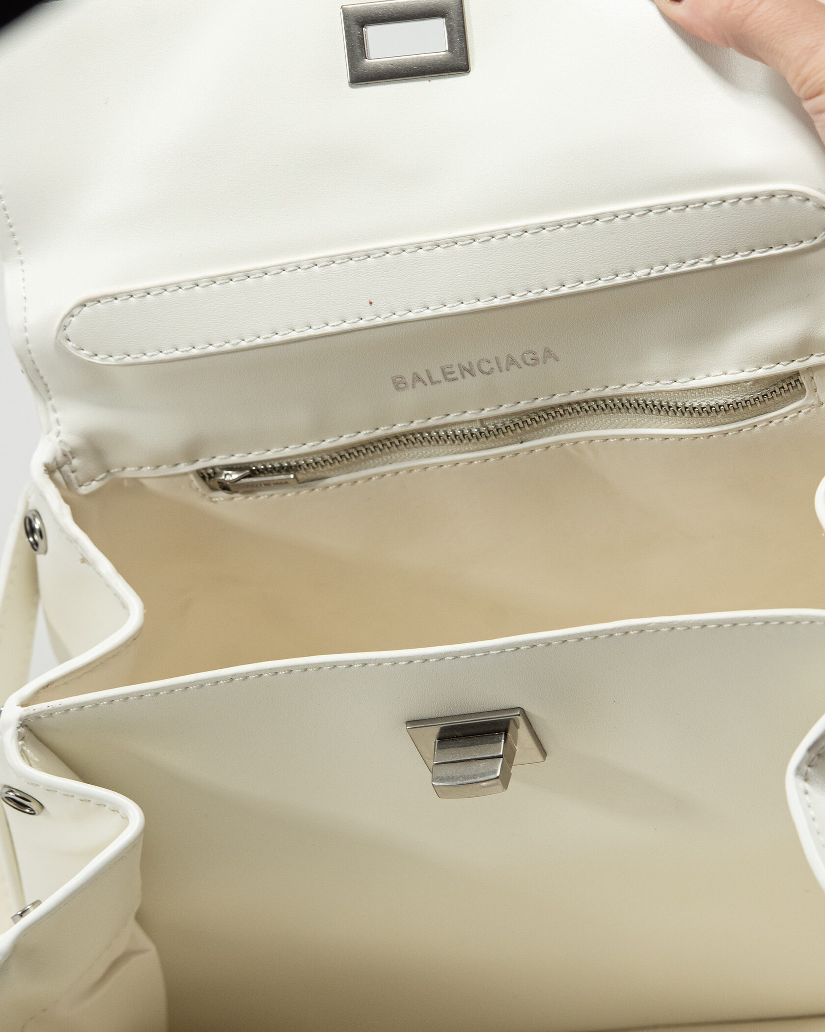 Balenciaga Rodeo White/Silver - 14