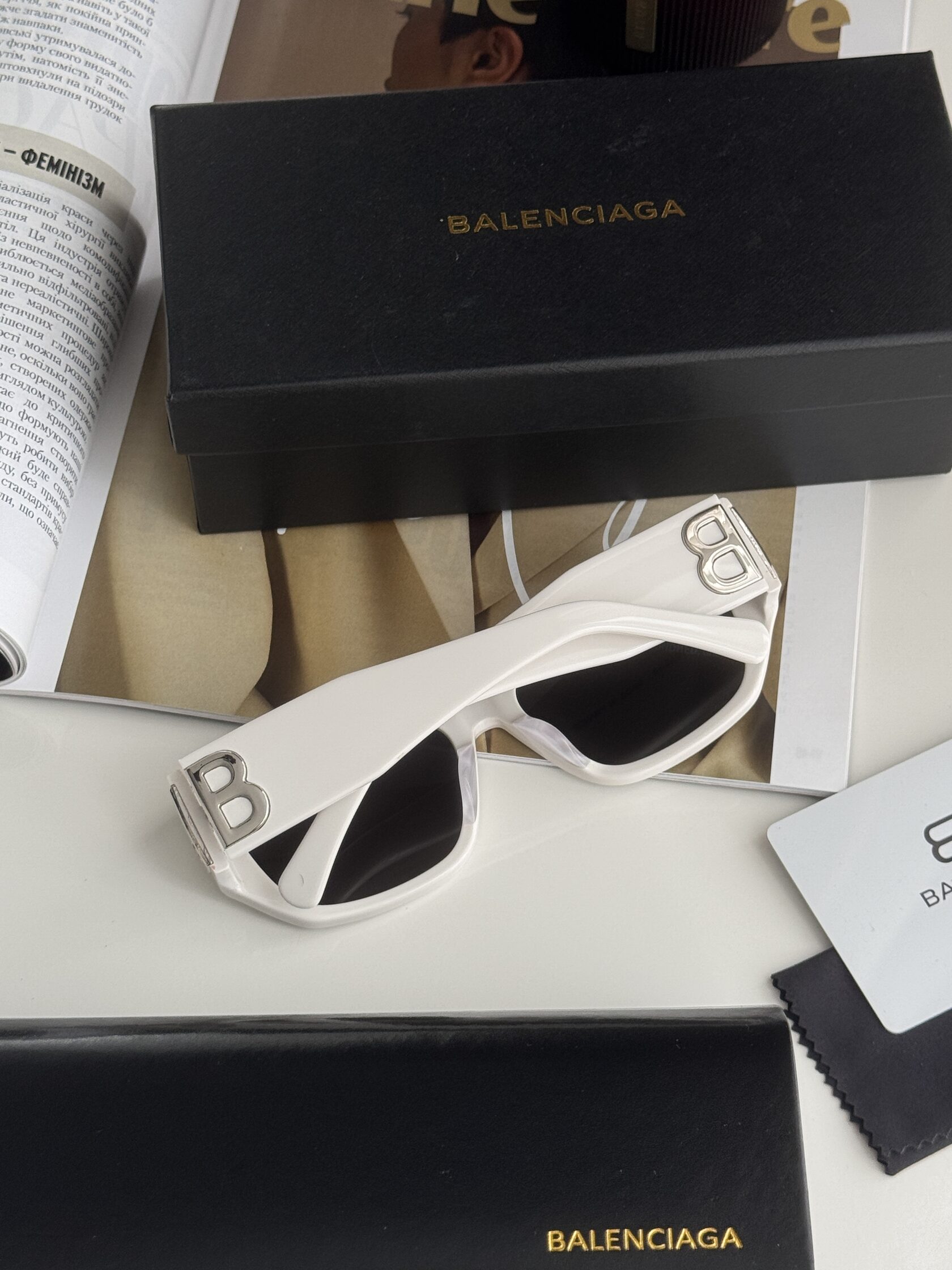 Balenciaga White/Silver BB036SK 002 - 7