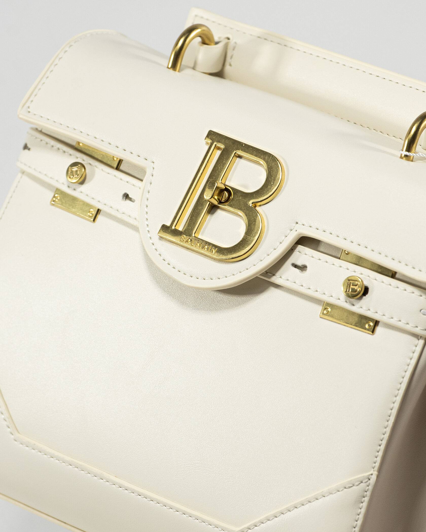 Balmain White B-Buzz 23 tote bag - 6