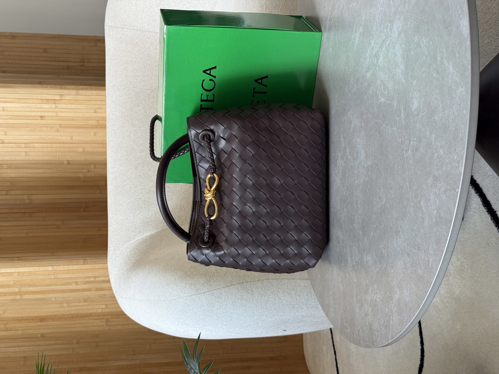 Bottega Veneta Andiamo Bag Fondant - 9