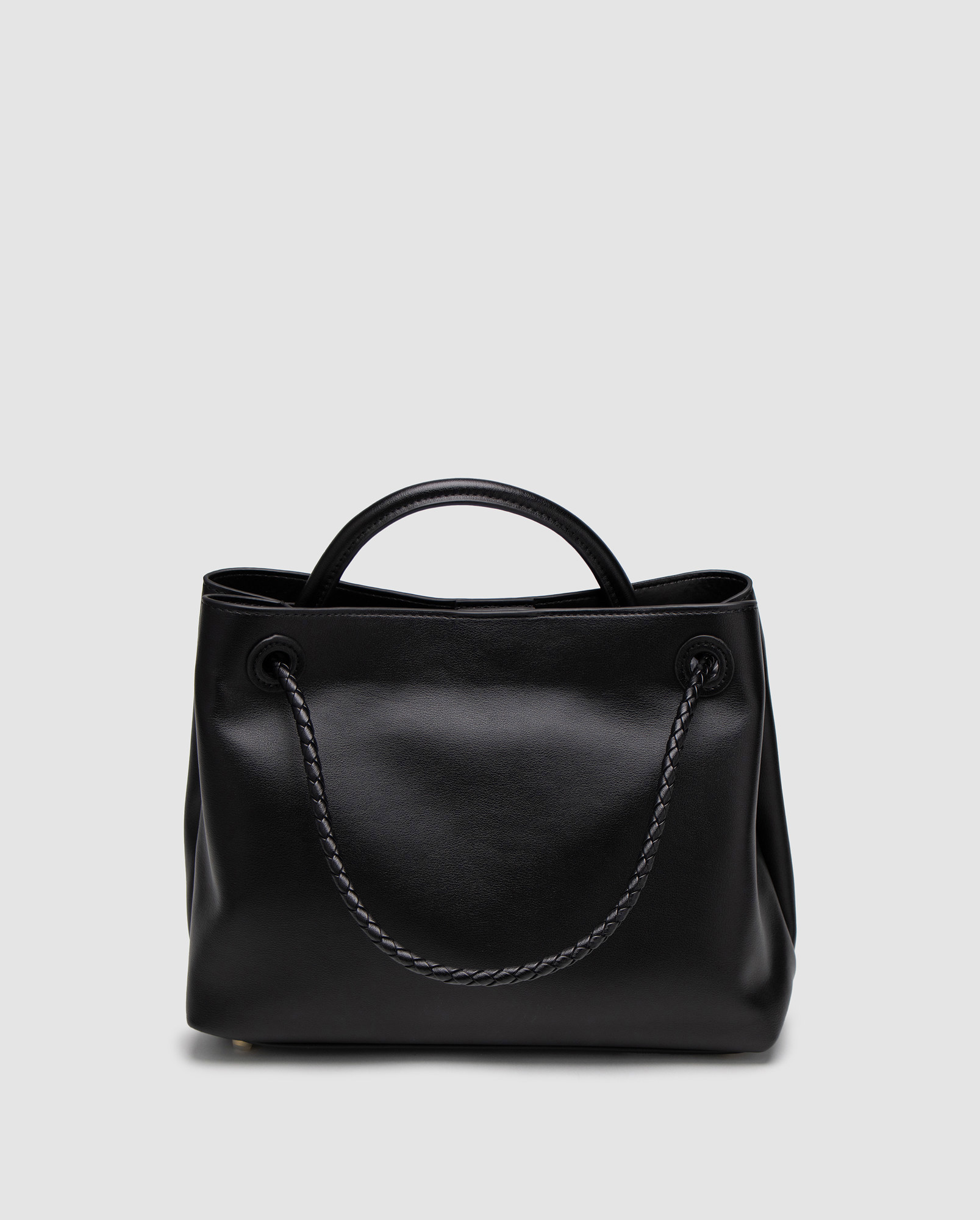 Bottega Veneta Andiamo Medium Leather Tote Bag in Black - 2
