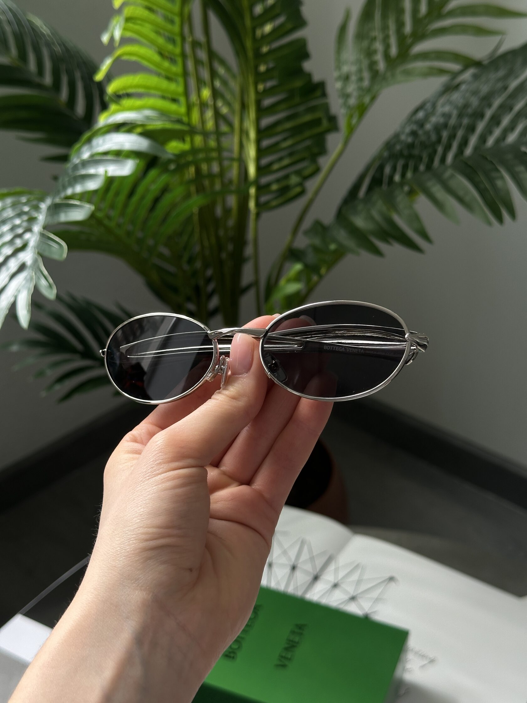 Bottega Veneta Black/Silver BV1386S 001 - 6