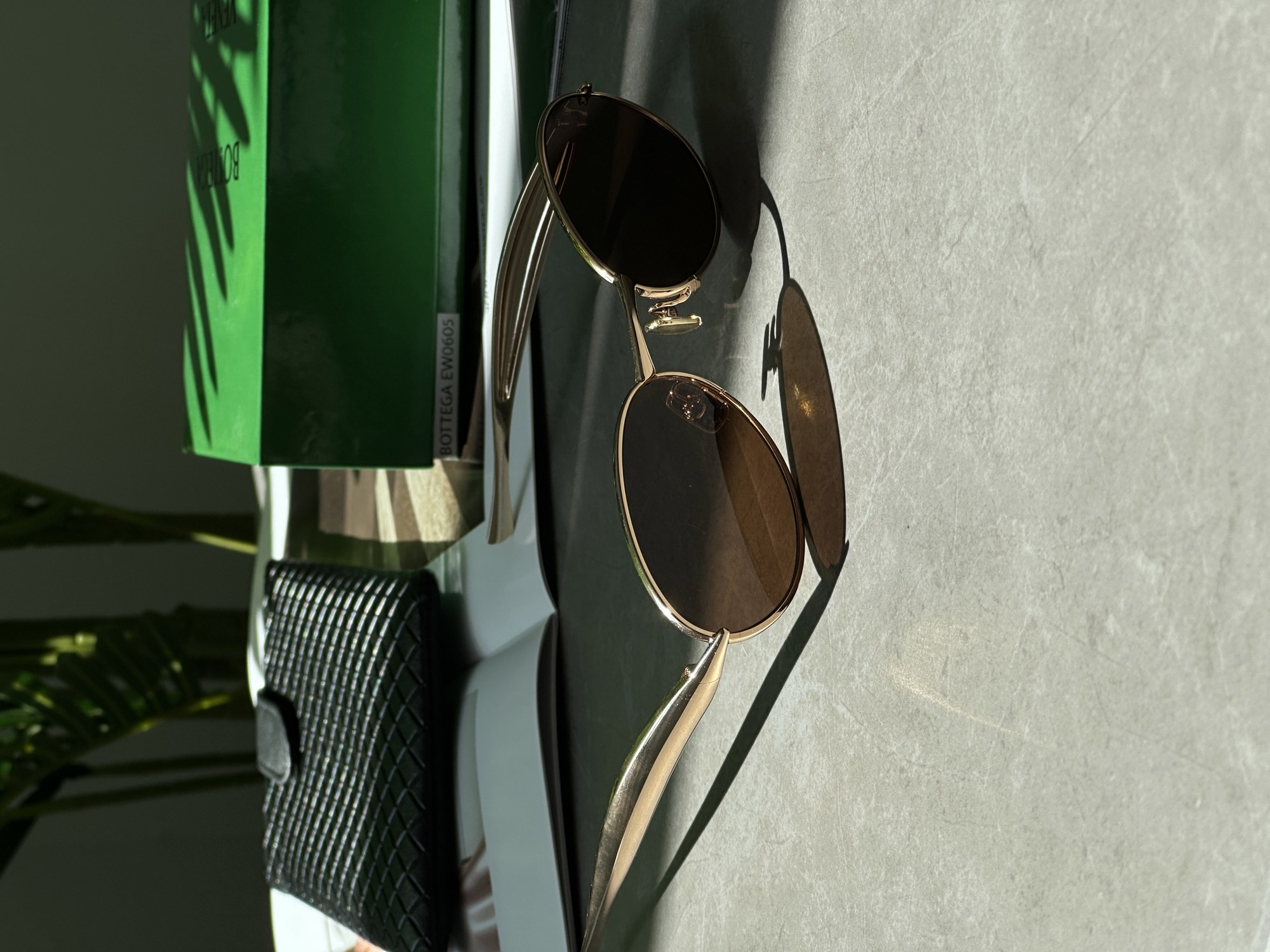 Bottega Veneta Brown/Gold BV1386S 003 - 4