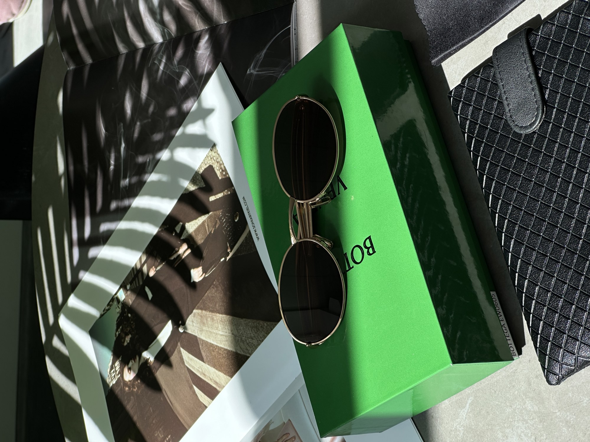 Bottega Veneta Brown/Gold BV1386S 003