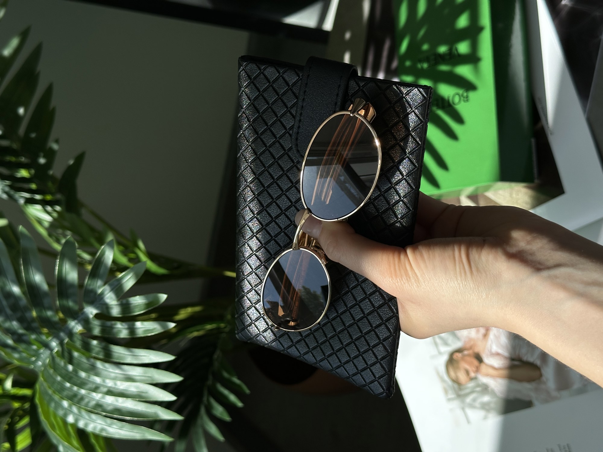 Bottega Veneta Brown/Gold BV1386S 003 - 2