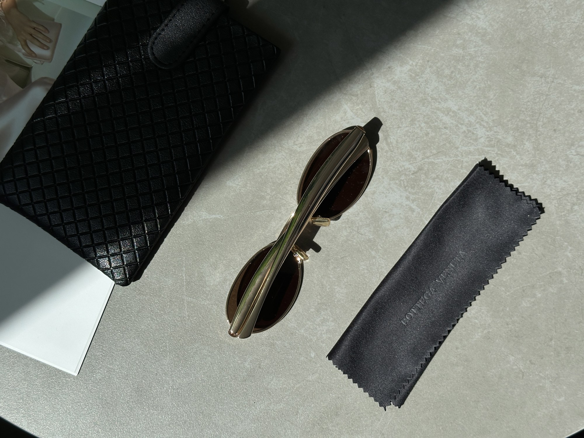 Bottega Veneta Brown/Gold BV1386S 003 - 12