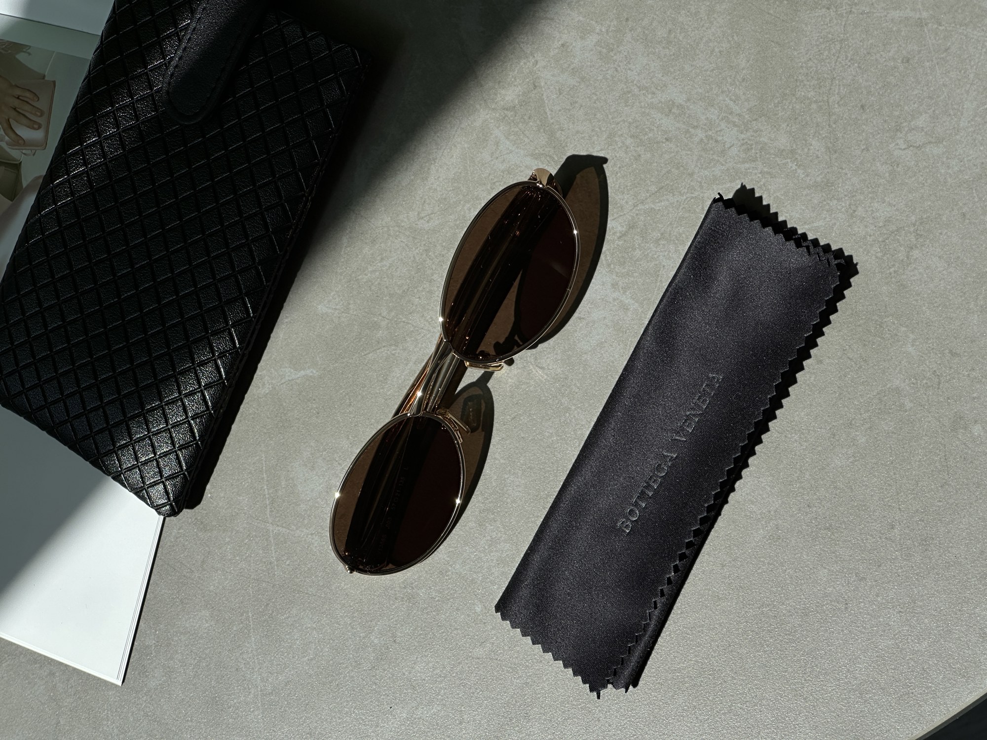 Bottega Veneta Brown/Gold BV1386S 003 - 5