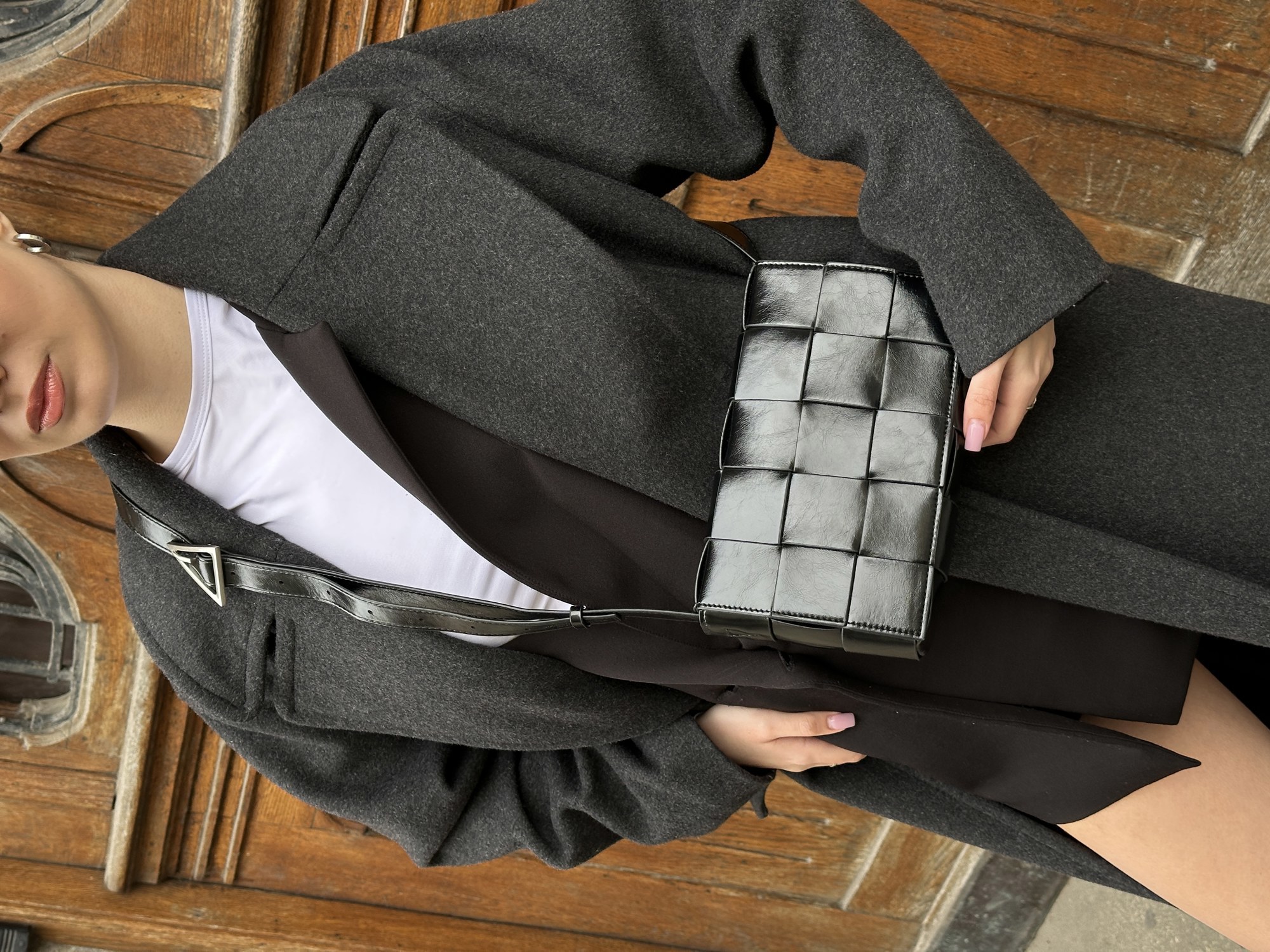 Bottega Veneta Cassette in Intrecciato Leather Black - 11