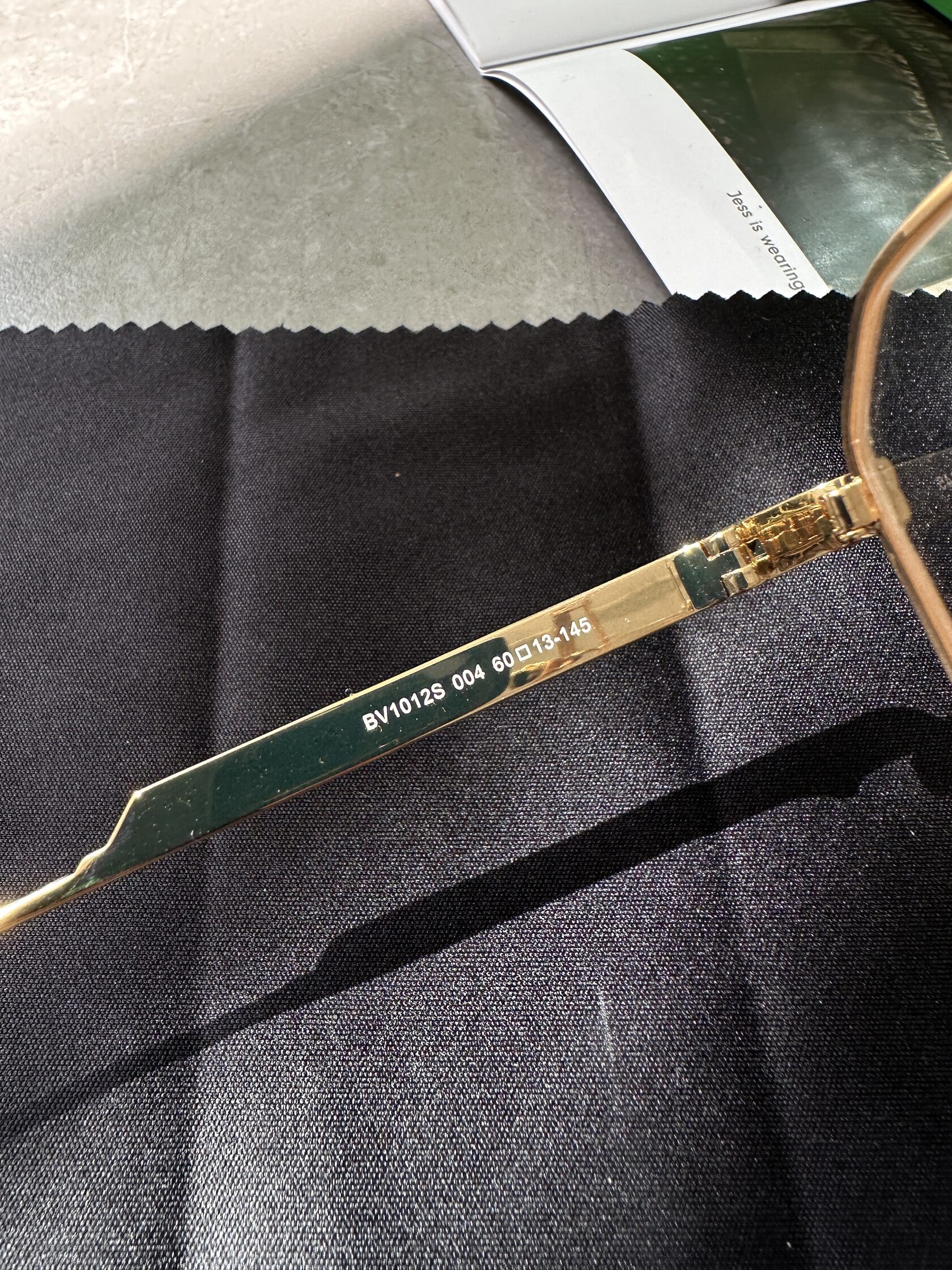 Bottega Veneta Clear/Gold BV1012S 004 - 12