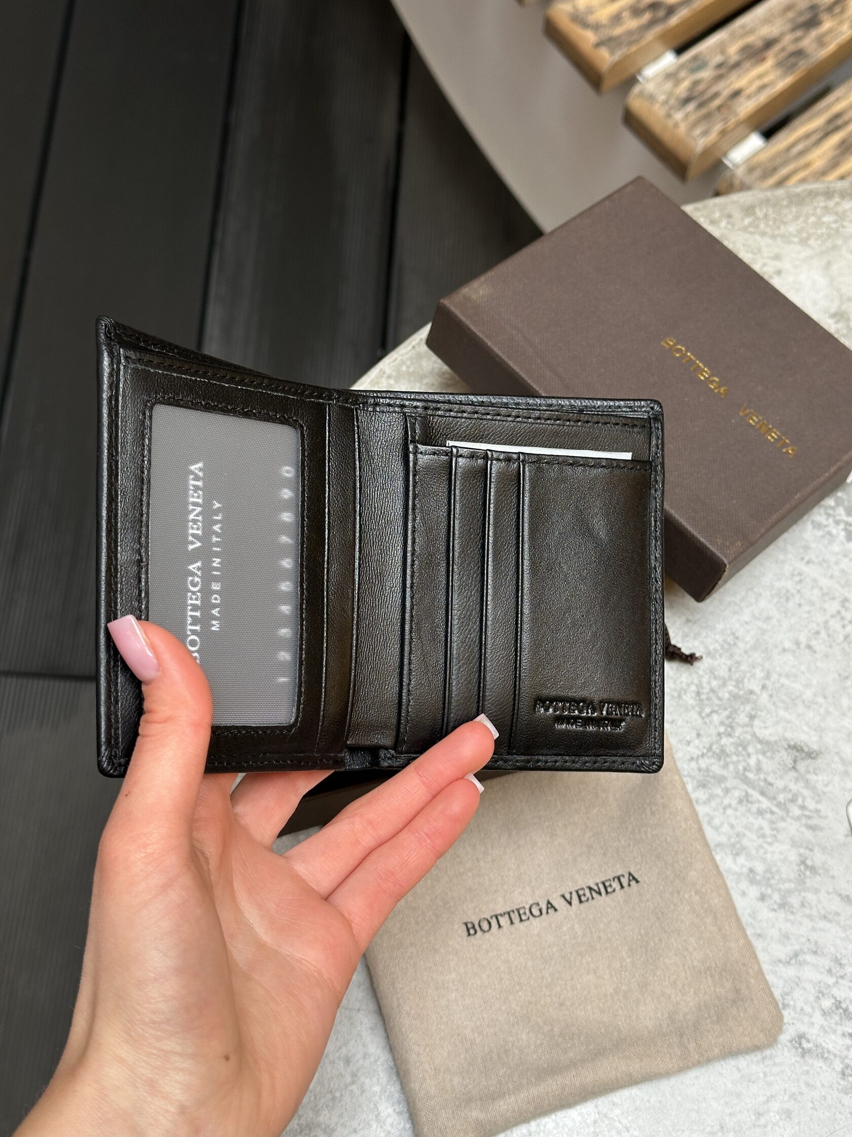 Bottega Veneta Intrecciato Piccolo Mini Black - 9