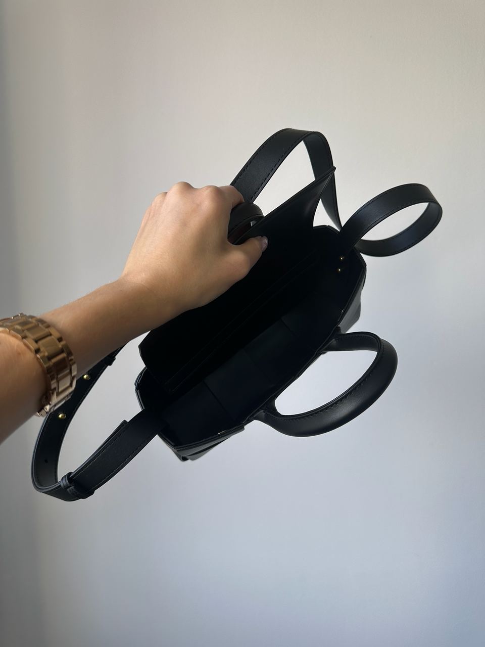 Bottega Veneta Mini Arco Tote Bag Black - 10