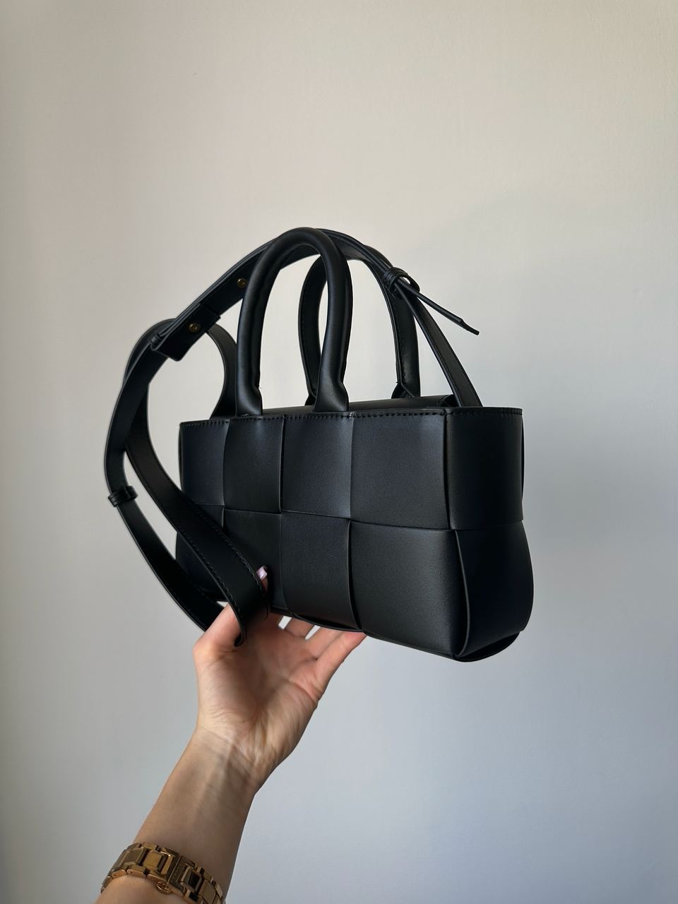 Bottega Veneta Mini Arco Tote Bag Black - 4