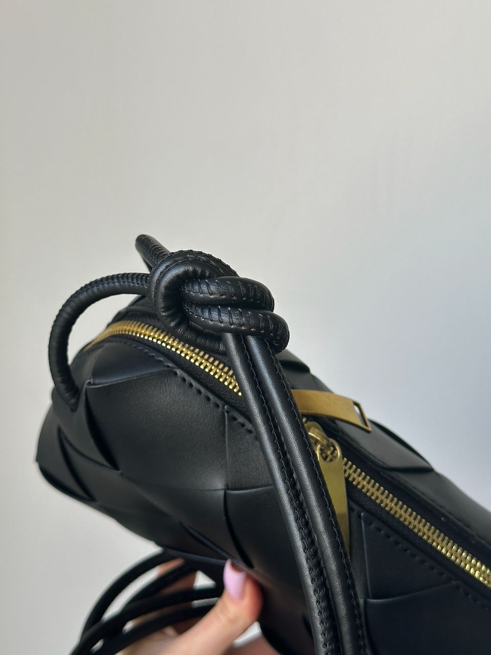 Bottega Veneta Mini Camera Bag 'Black/Gold' - 10