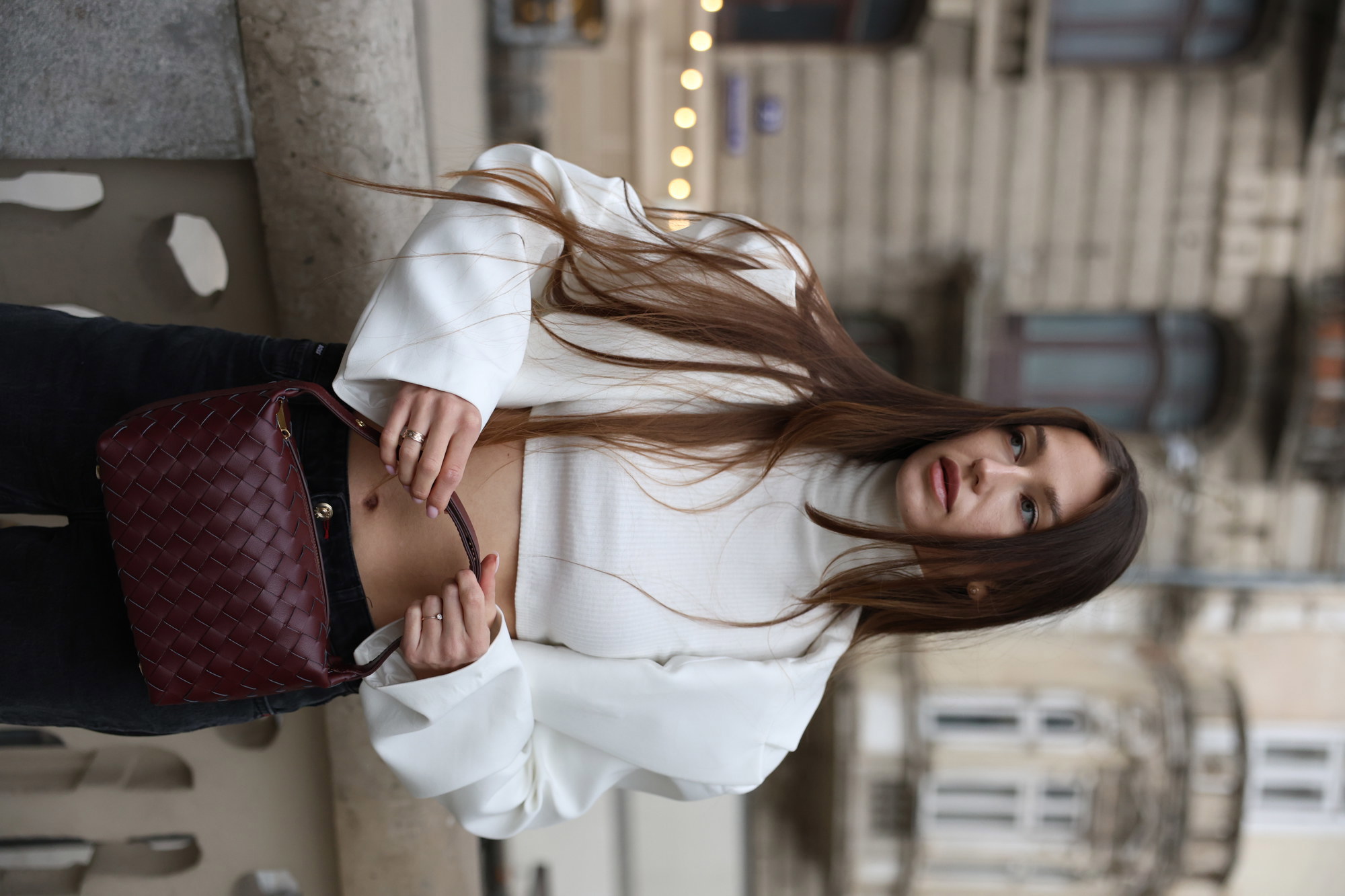 Bottega Veneta Mini Wallace Barolo - 12