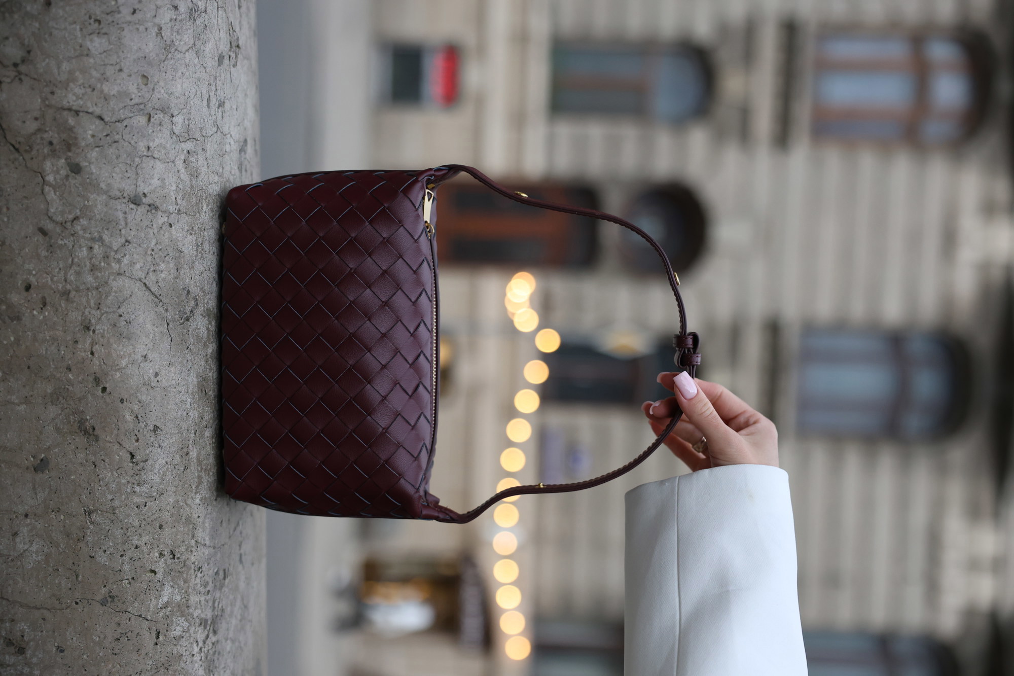 Bottega Veneta Mini Wallace Barolo - 15