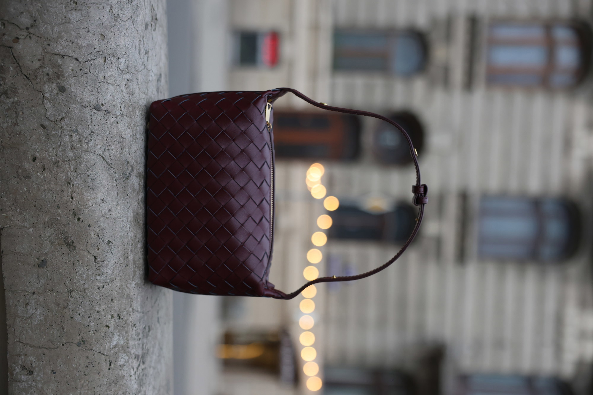 Bottega Veneta Mini Wallace Barolo - 14