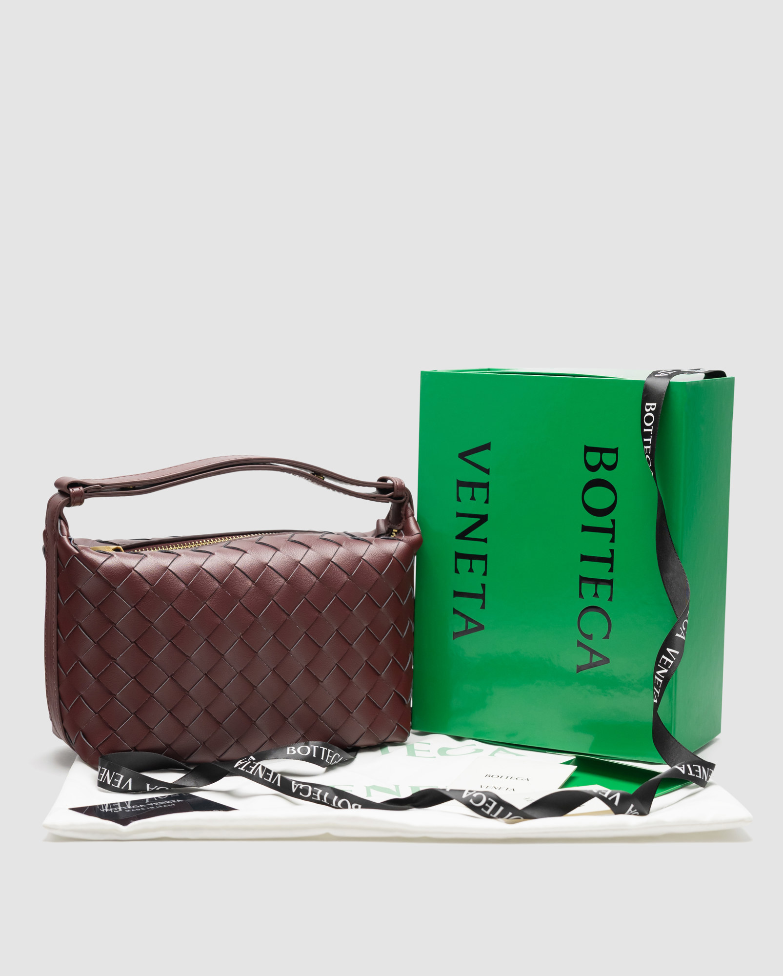 Bottega Veneta Mini Wallace Barolo - 7