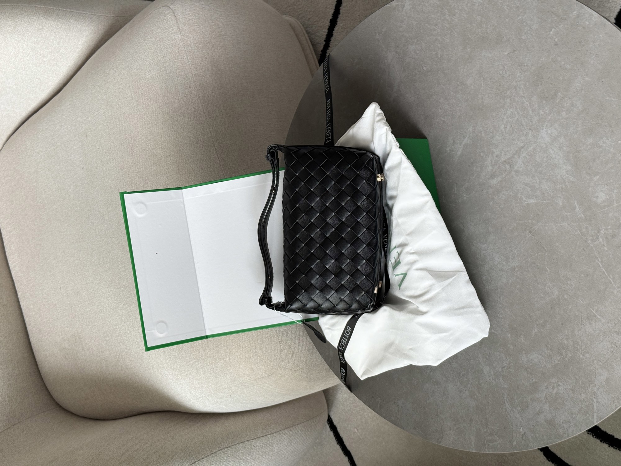 Bottega Veneta Mini Wallace Black - 9