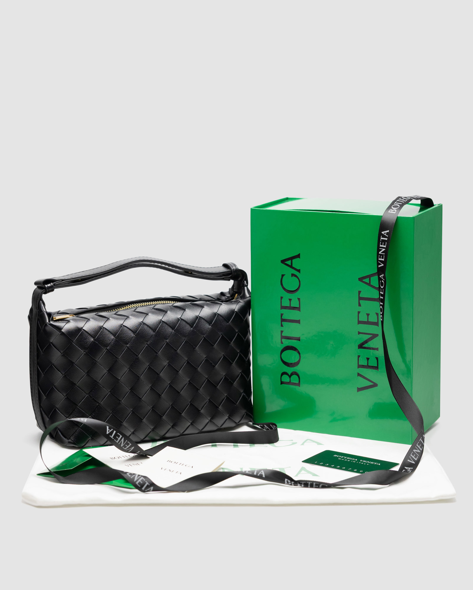 Bottega Veneta Mini Wallace Black - 7