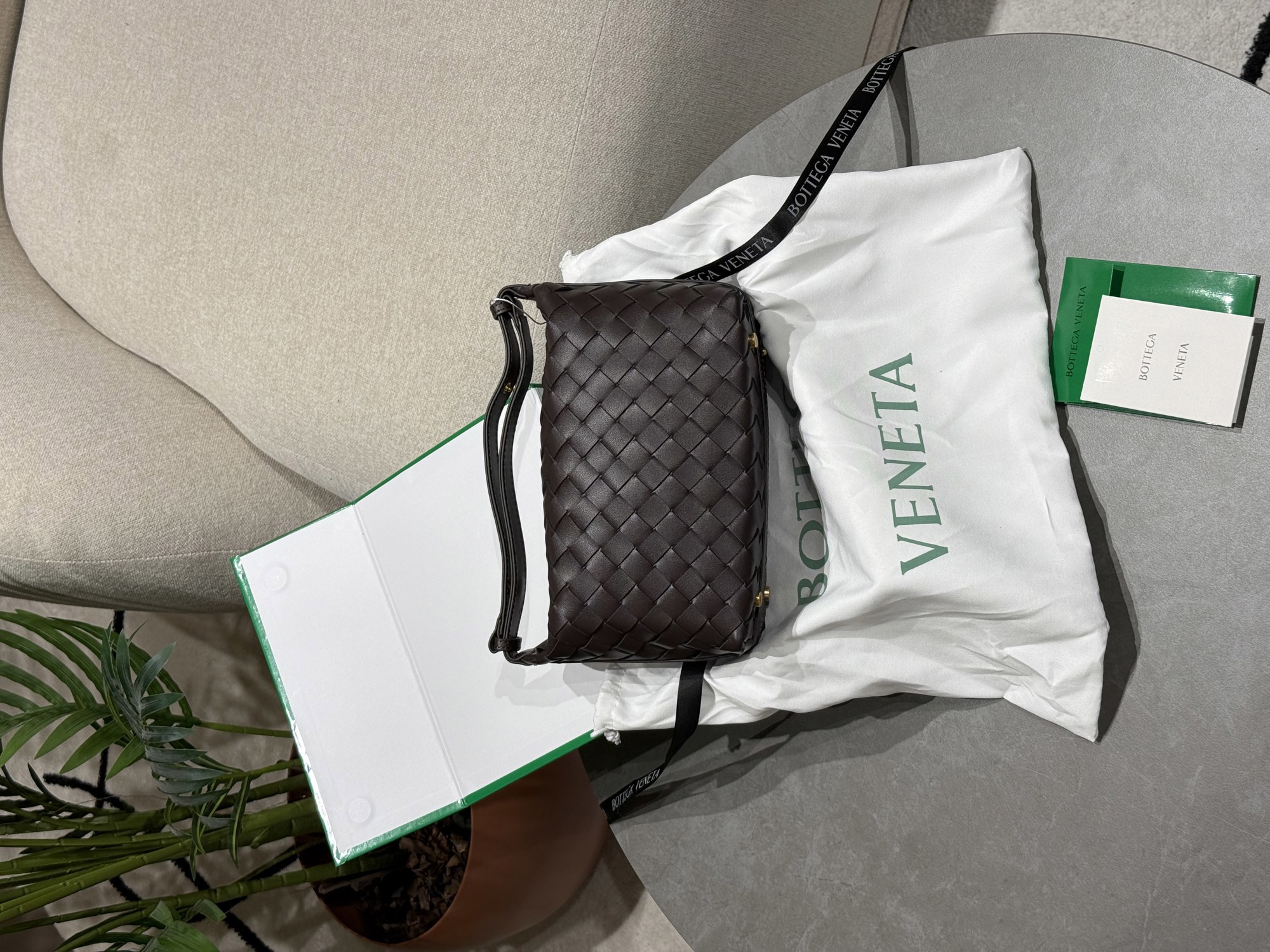 Bottega Veneta Mini Wallace Fondant - 9