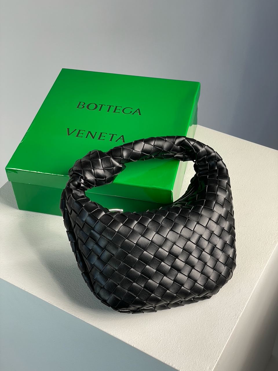 Bottega Veneta Nappa Intrecciato Mini Jodie Black - 5