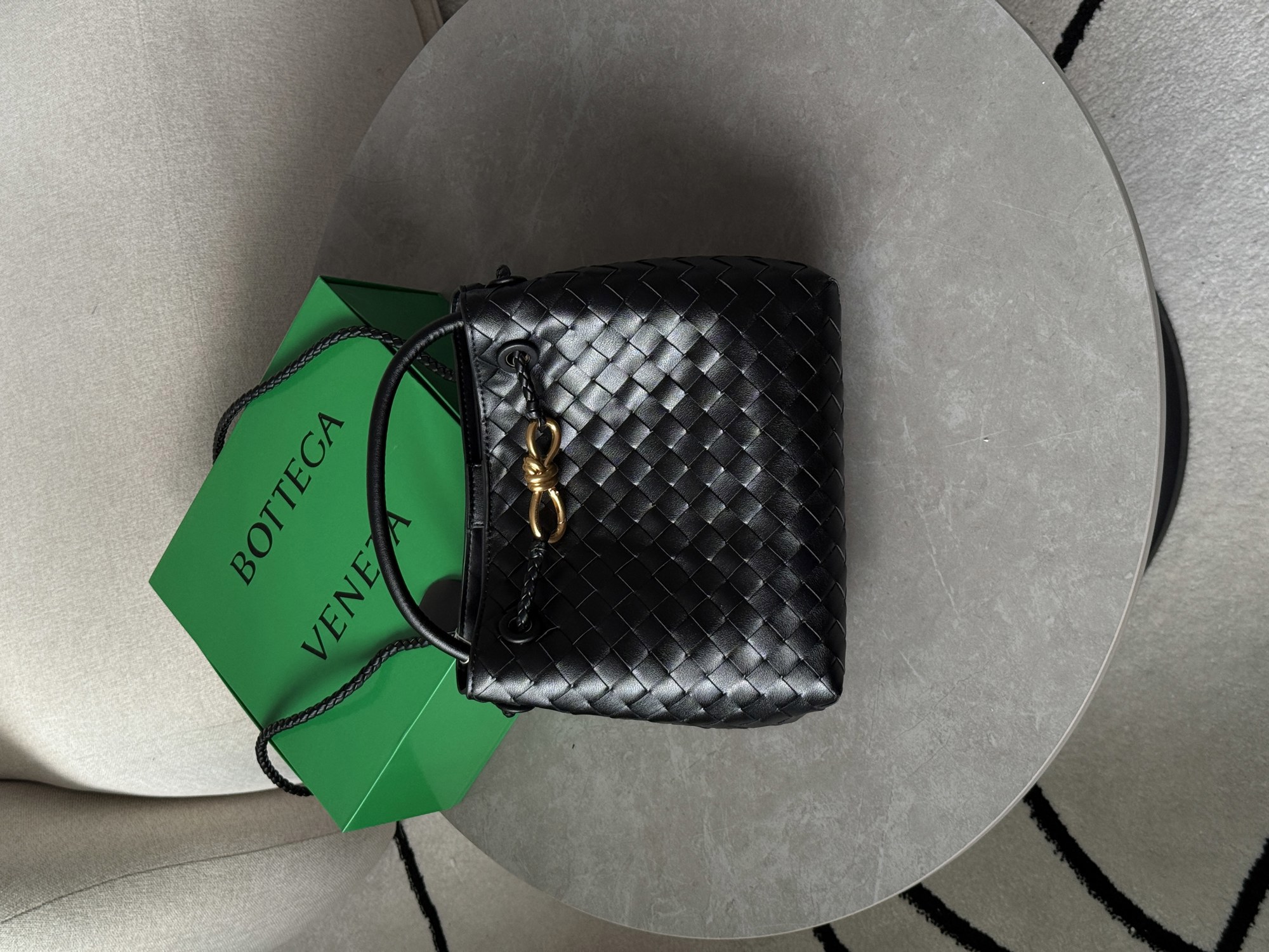 Bottega Veneta Small Andiamo Black - 13