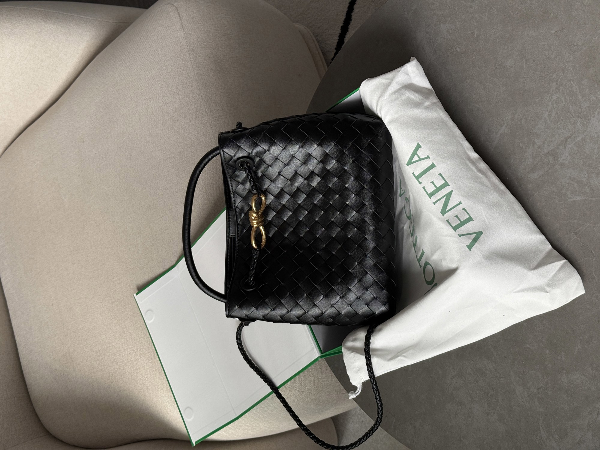Bottega Veneta Small Andiamo Black - 9