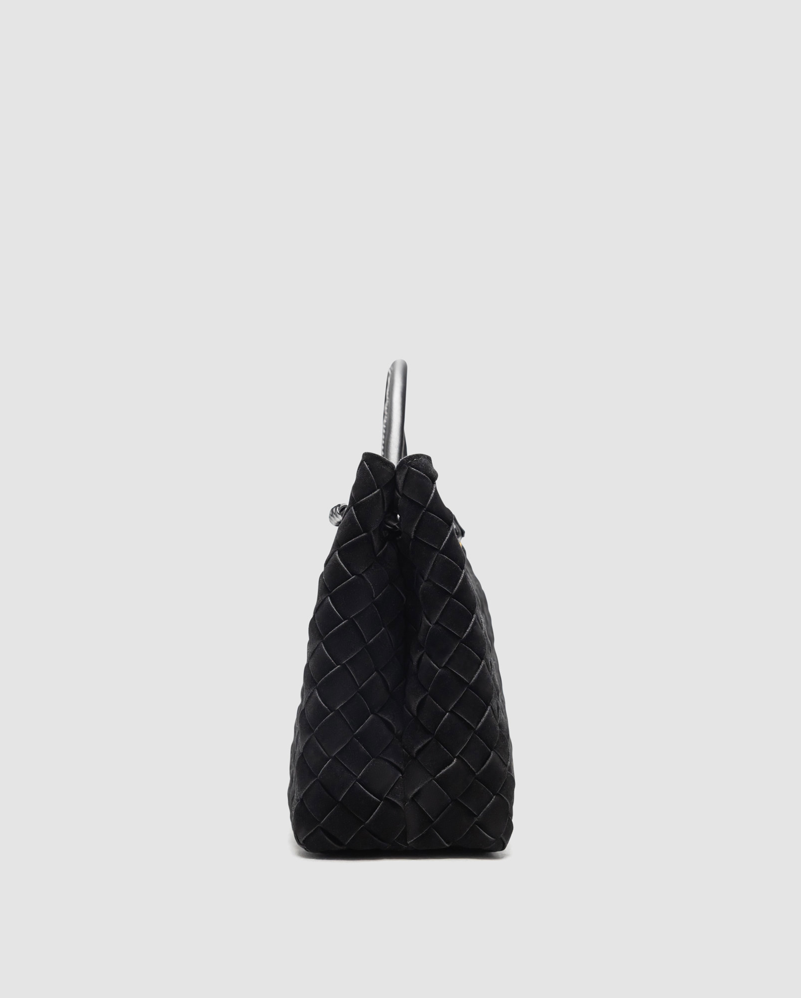 Bottega Veneta Small Andiamo Suede Black - 4