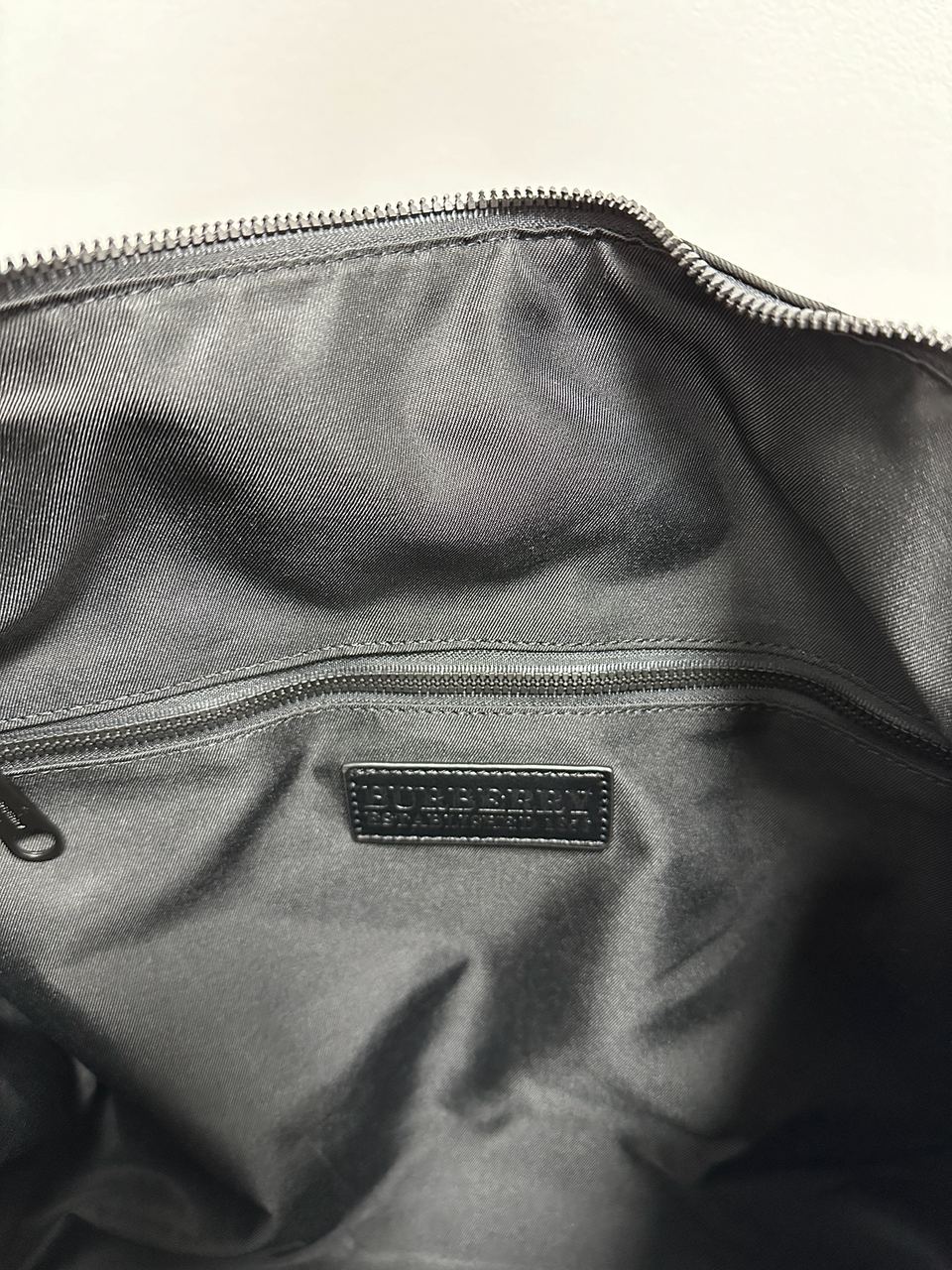 Burberry Black Monogram Recycled Polyester Jacquard Holdall - 20