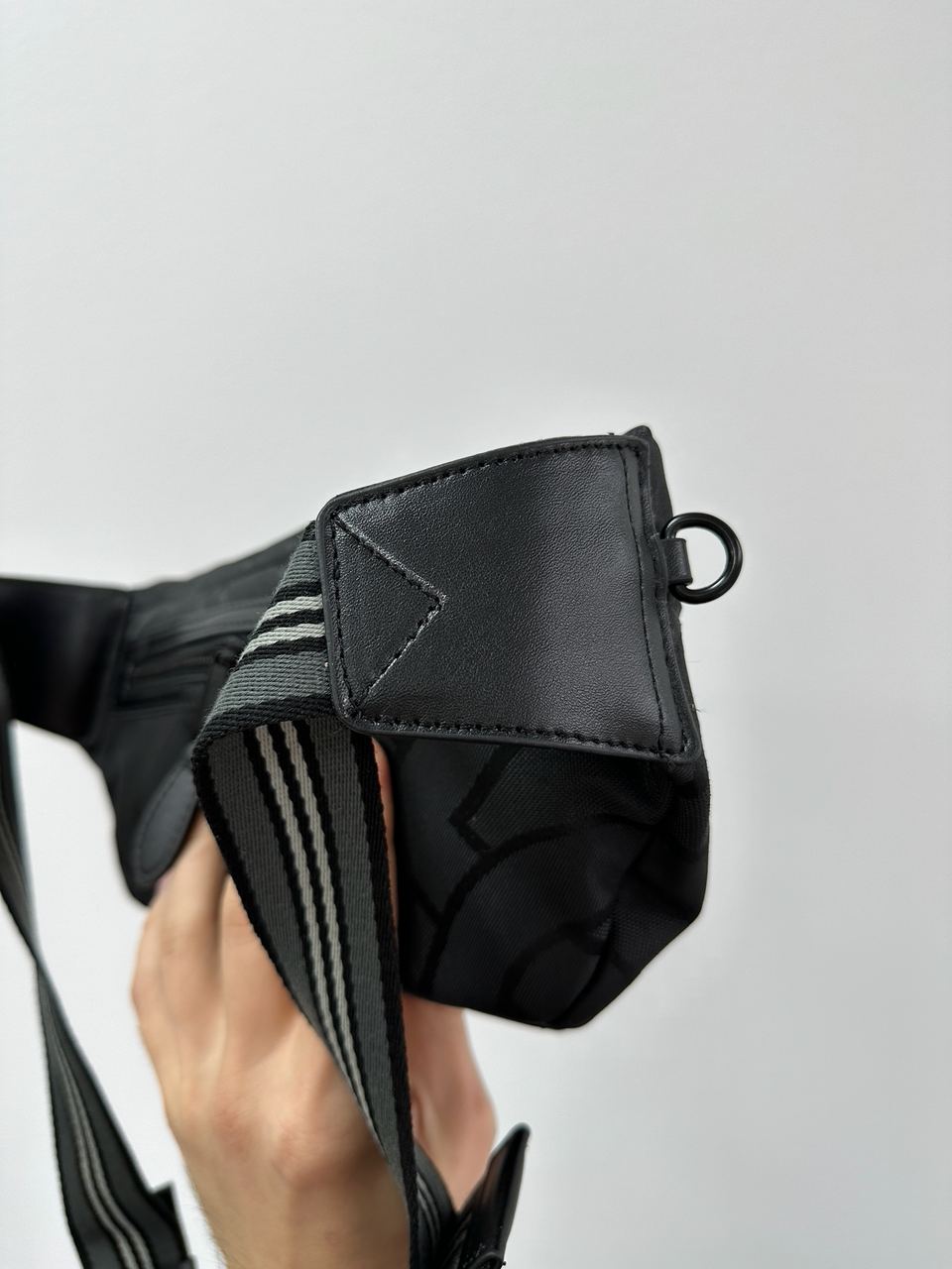 Burberry Black Quilted Fabric Medium Sonny Belt Bag - 12