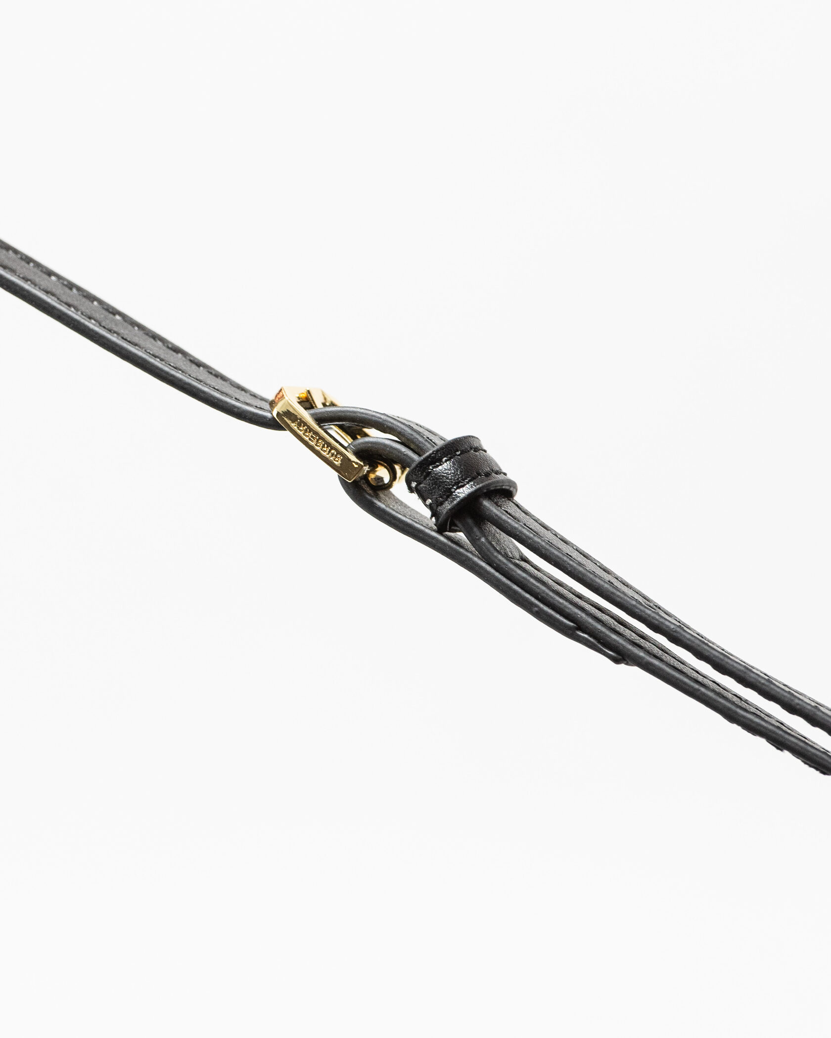 Burberry Calfskin Mini TB Bag Black - 12