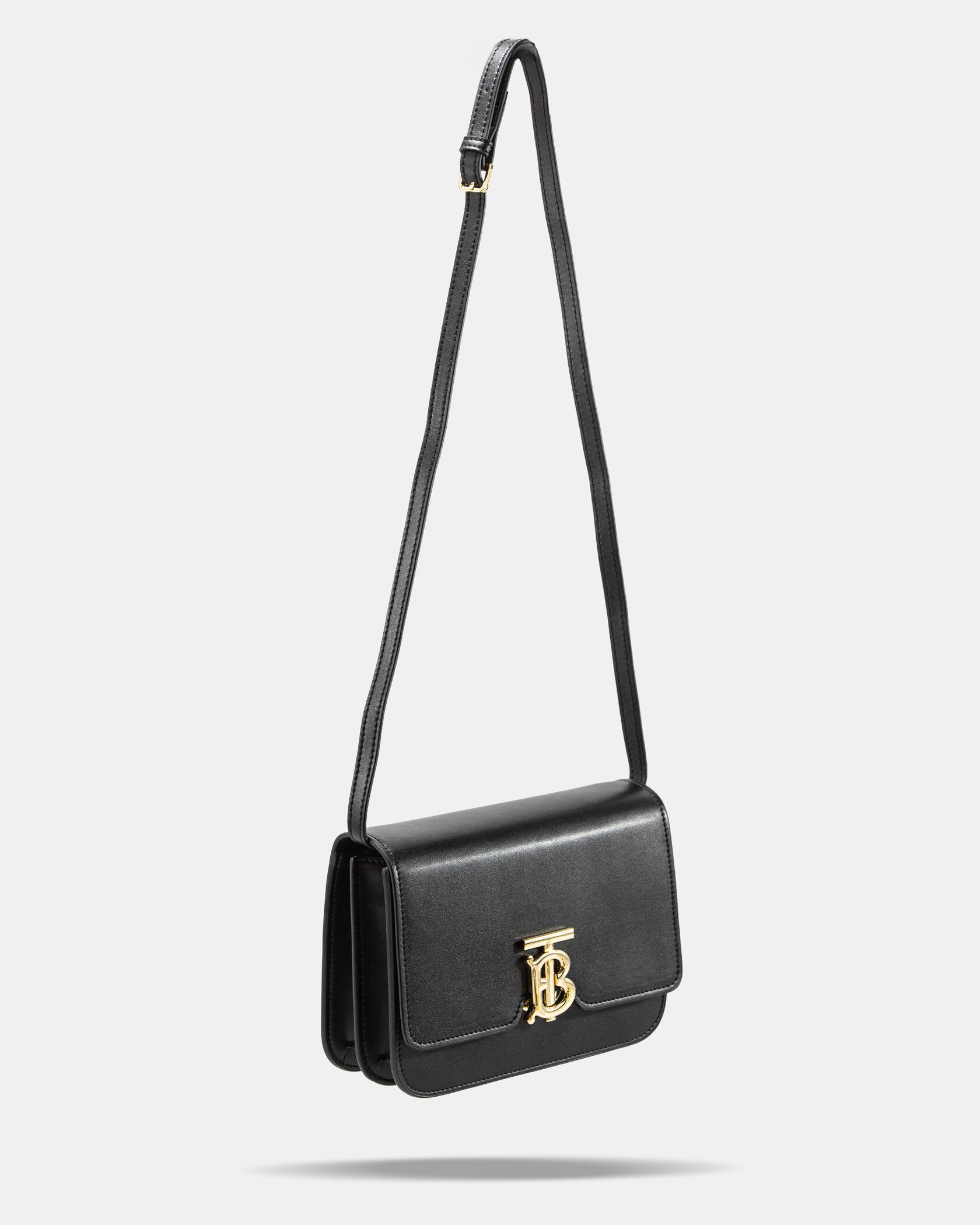Burberry Calfskin Mini TB Bag Black - 5