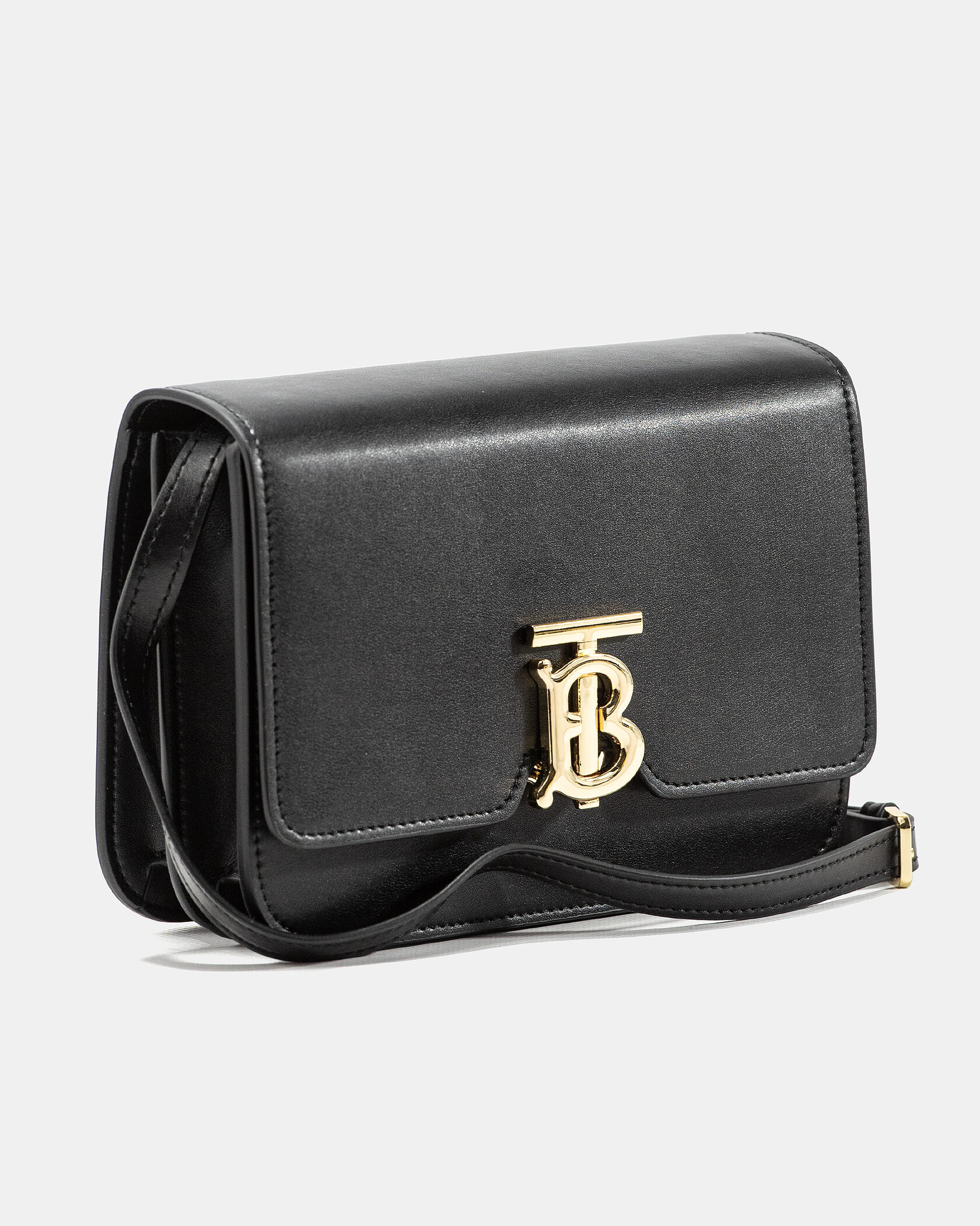 Burberry Calfskin Mini TB Bag Black - 6