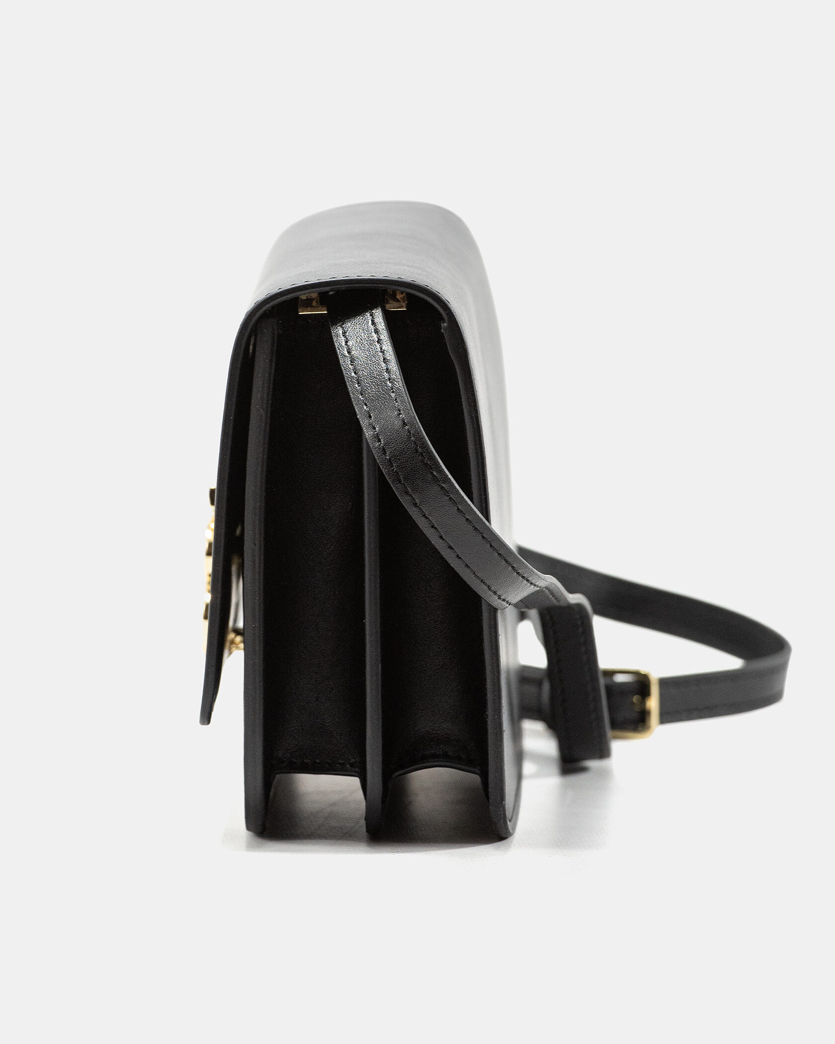 Burberry Calfskin Mini TB Bag Black - 8