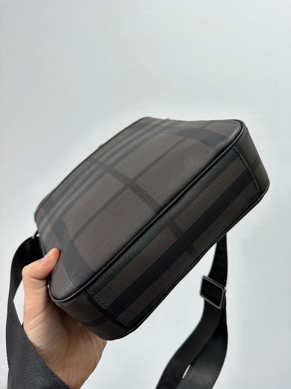 Burberry Large Messenger Bag Men Crossbody Shoulder Bag Brown - 16