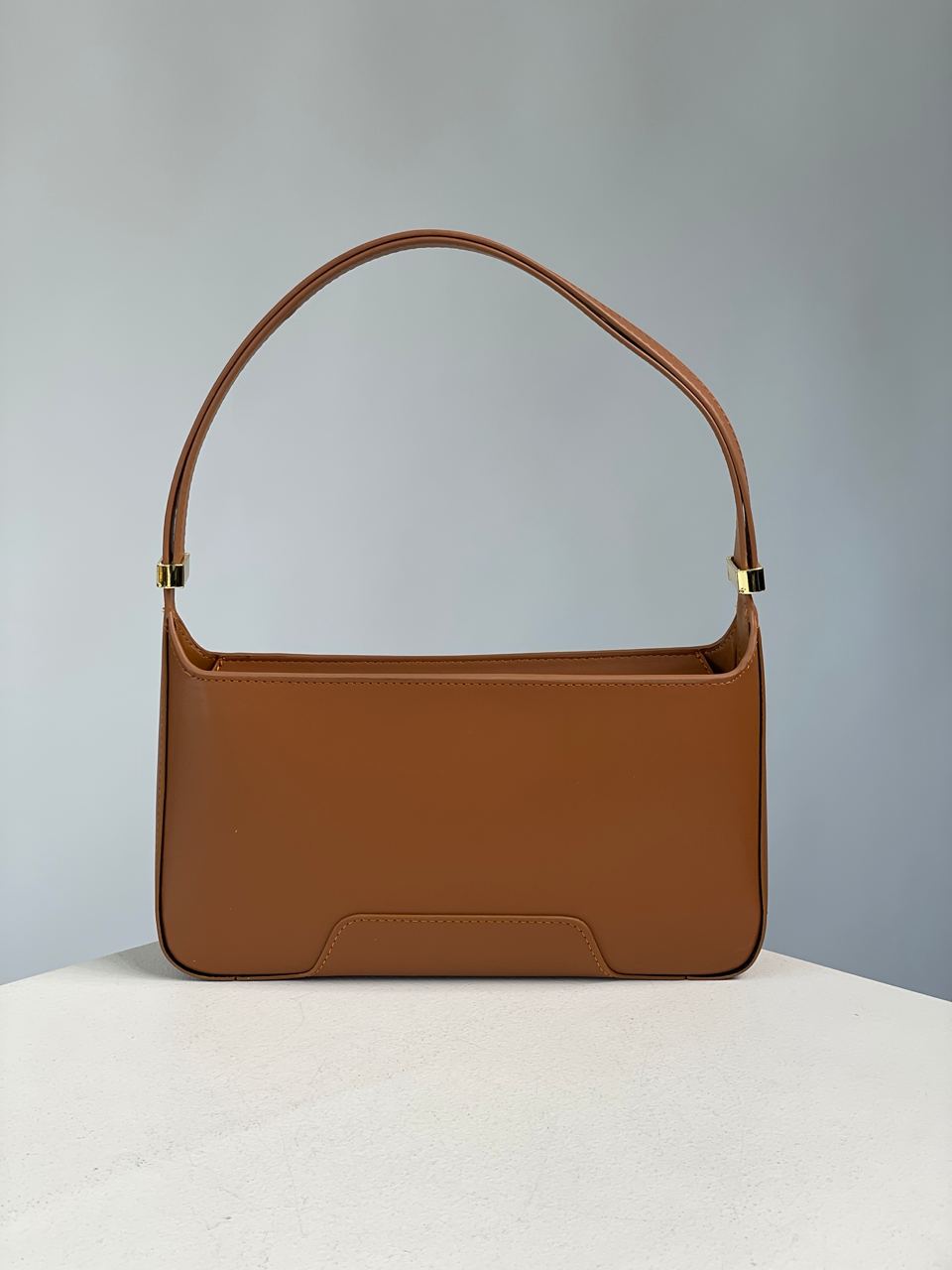 Burberry Leather TB Shoulder Bag "Brown" - 14