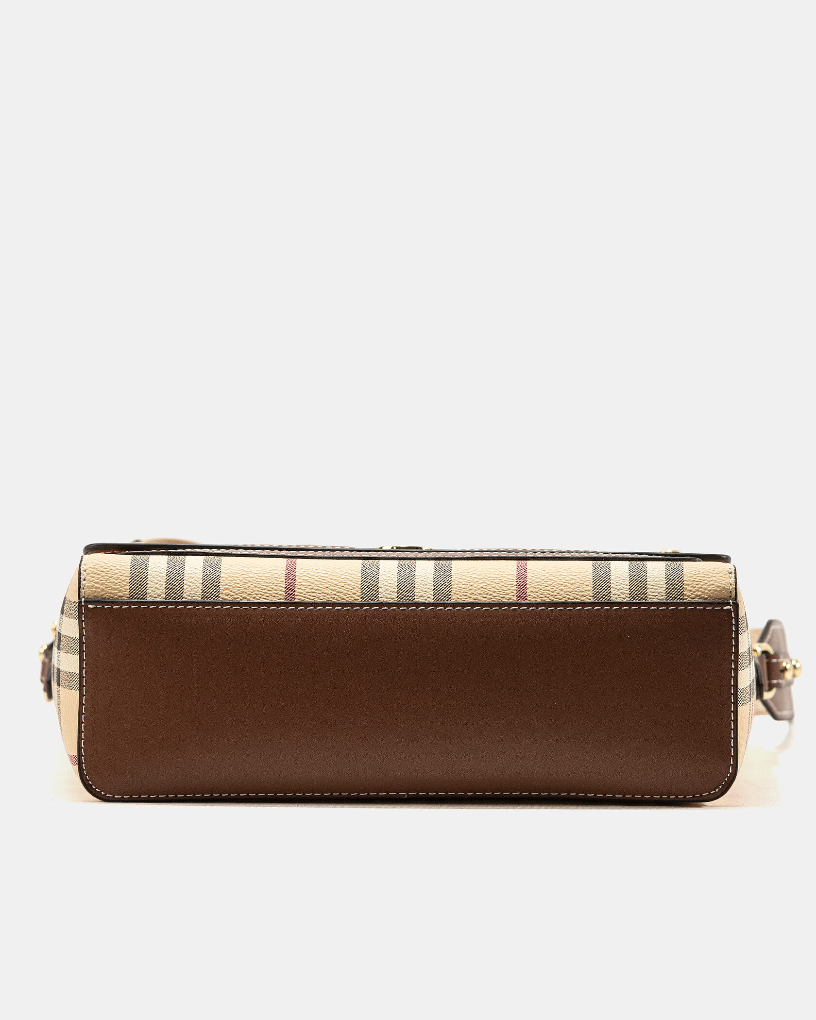 Burberry Leather Vintage Check Note Cross-Body Bag - 9