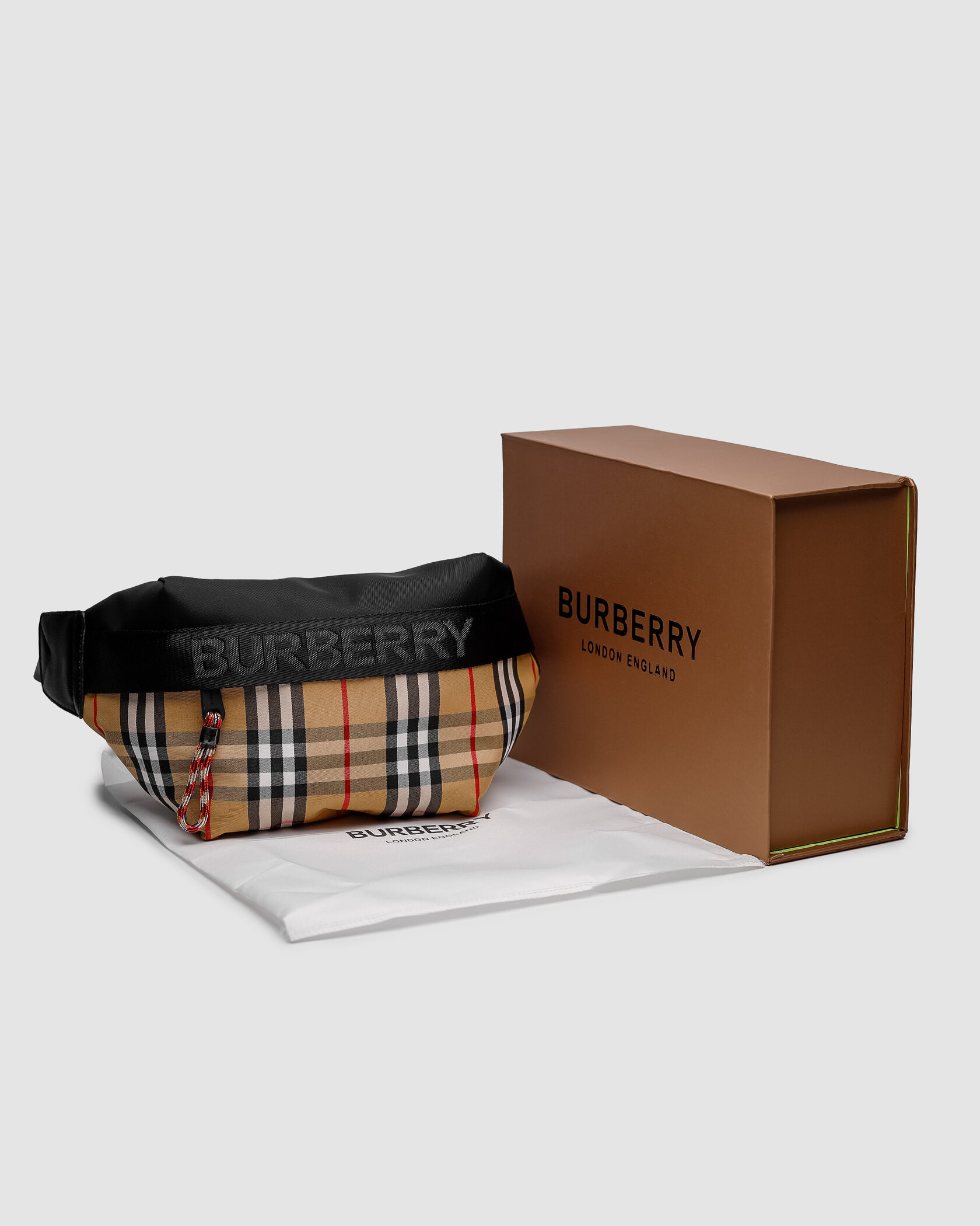 Burberry Men's Sonny Archive Beige Belt Bag - 2