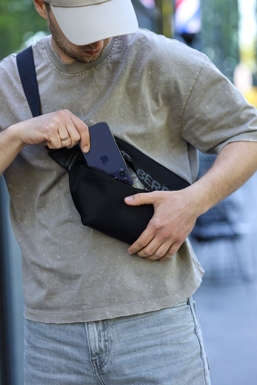 Burberry Men's Sonny Tonal-Logo Belt Bag - 12