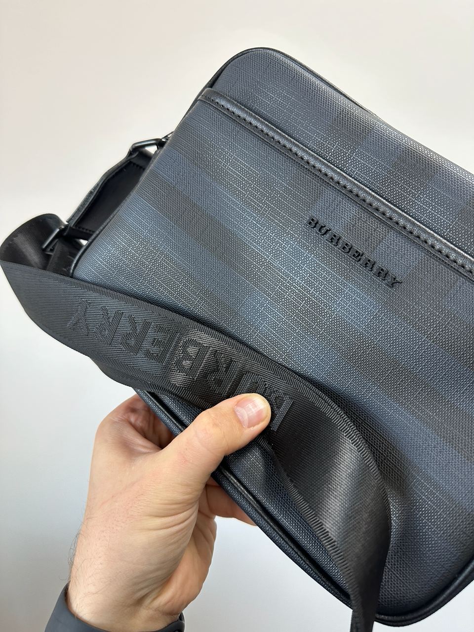 Burberry Muswell Shoulder Crossbody Bag Dark Blue - 3