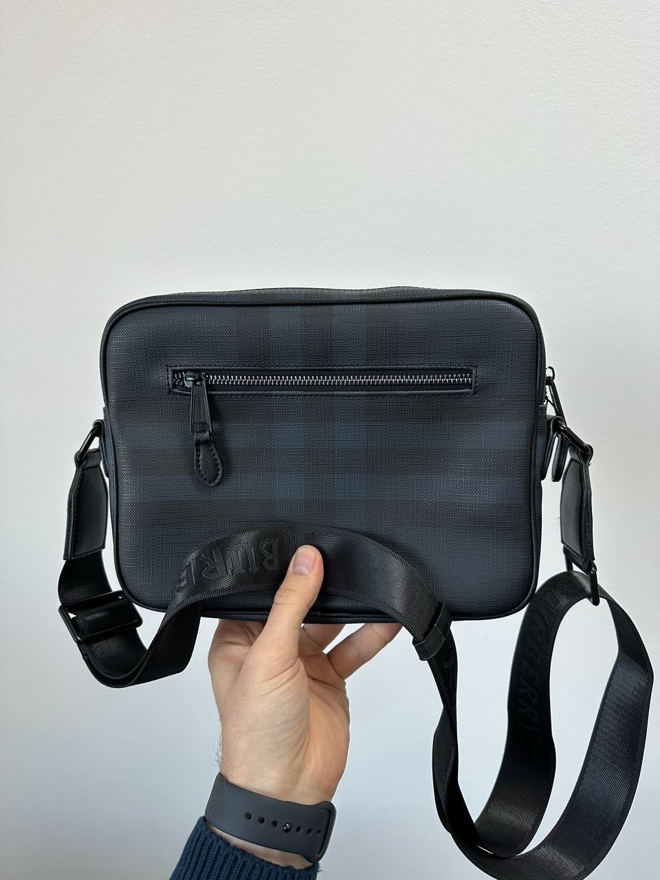 Burberry Muswell Shoulder Crossbody Bag Dark Blue - 4