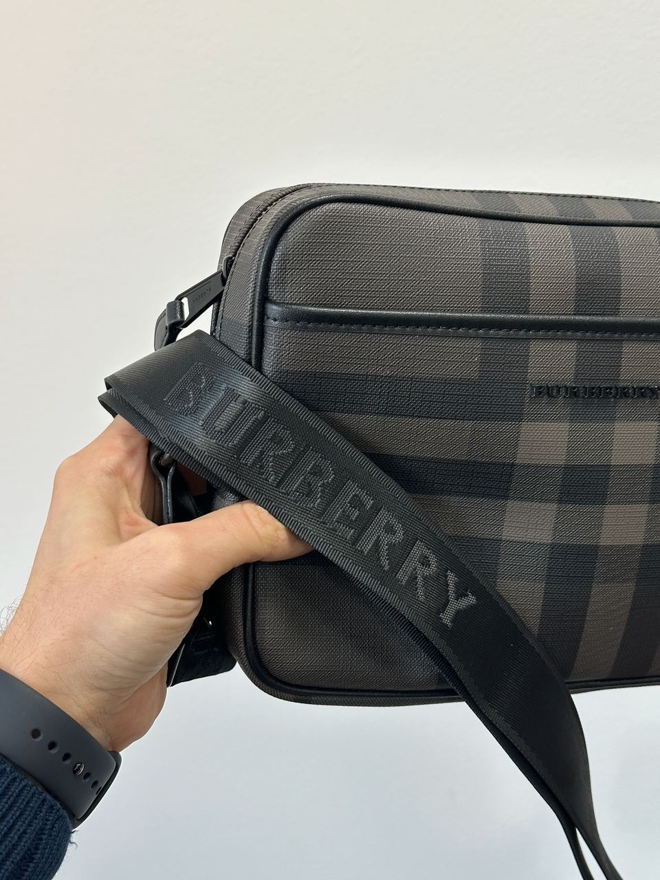 Burberry Muswell Shoulder Crossbody Bag Dark Brown - 11