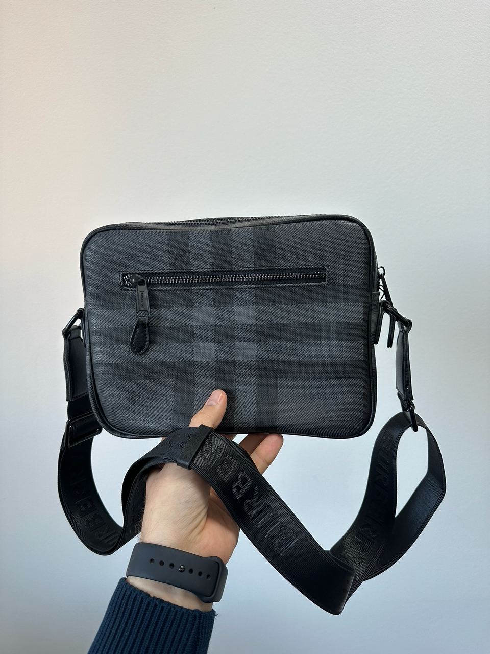 Burberry Muswell Shoulder Crossbody Bag Dark Grey - 3