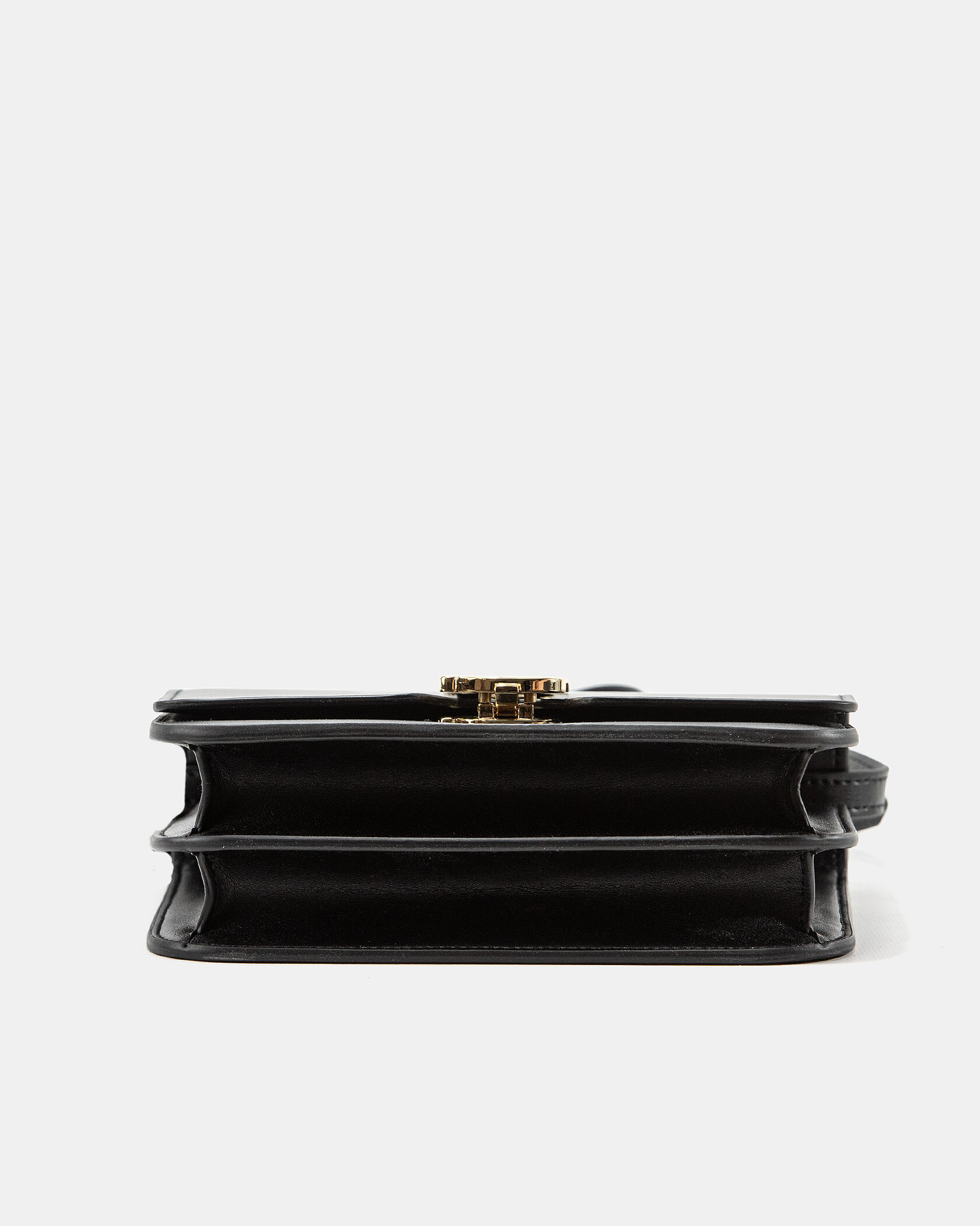 Burberry Small Leather TB Bag Black - 12