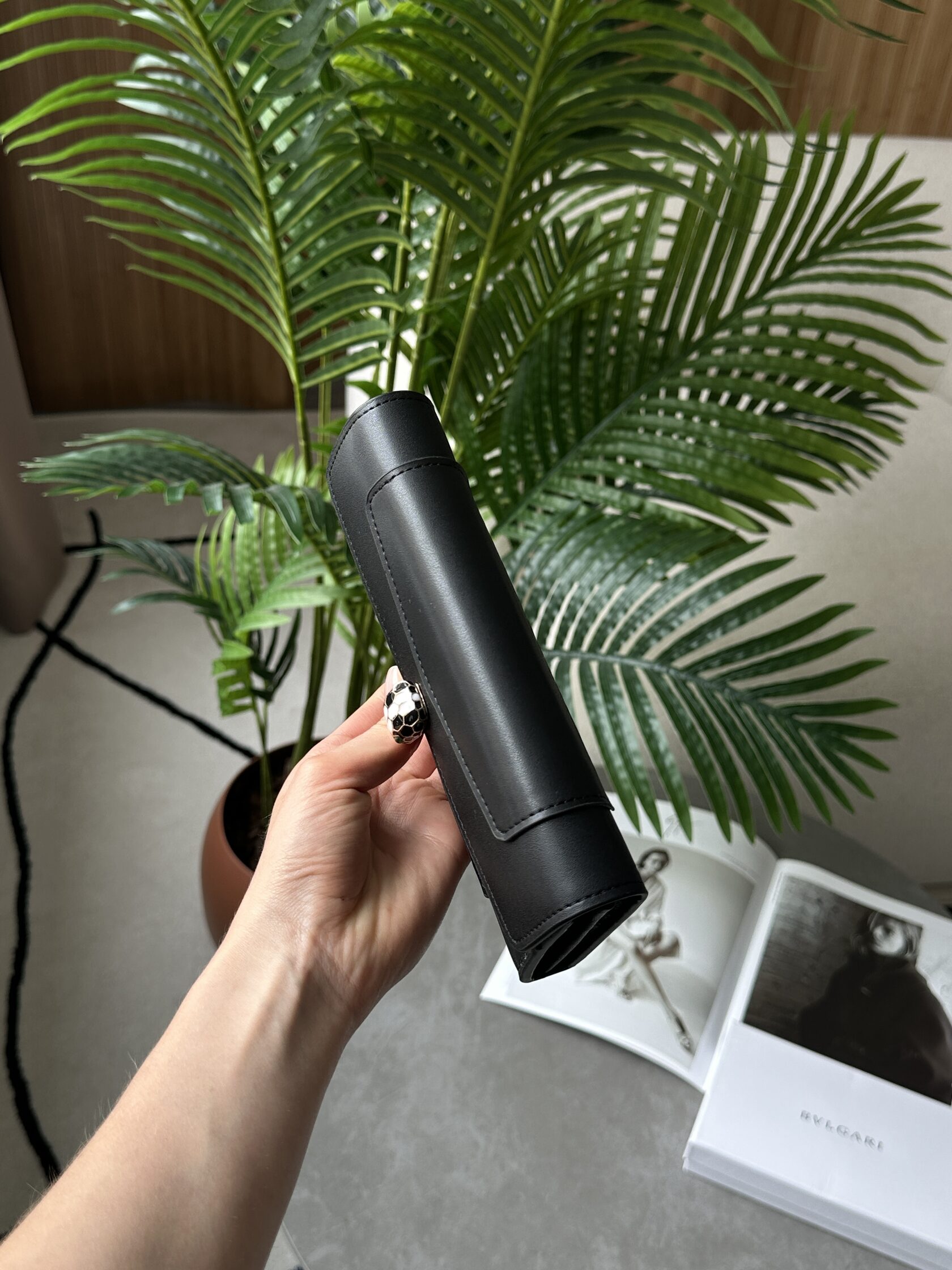 Bvlgari Serpenti Forever Large Wallet Black - 10